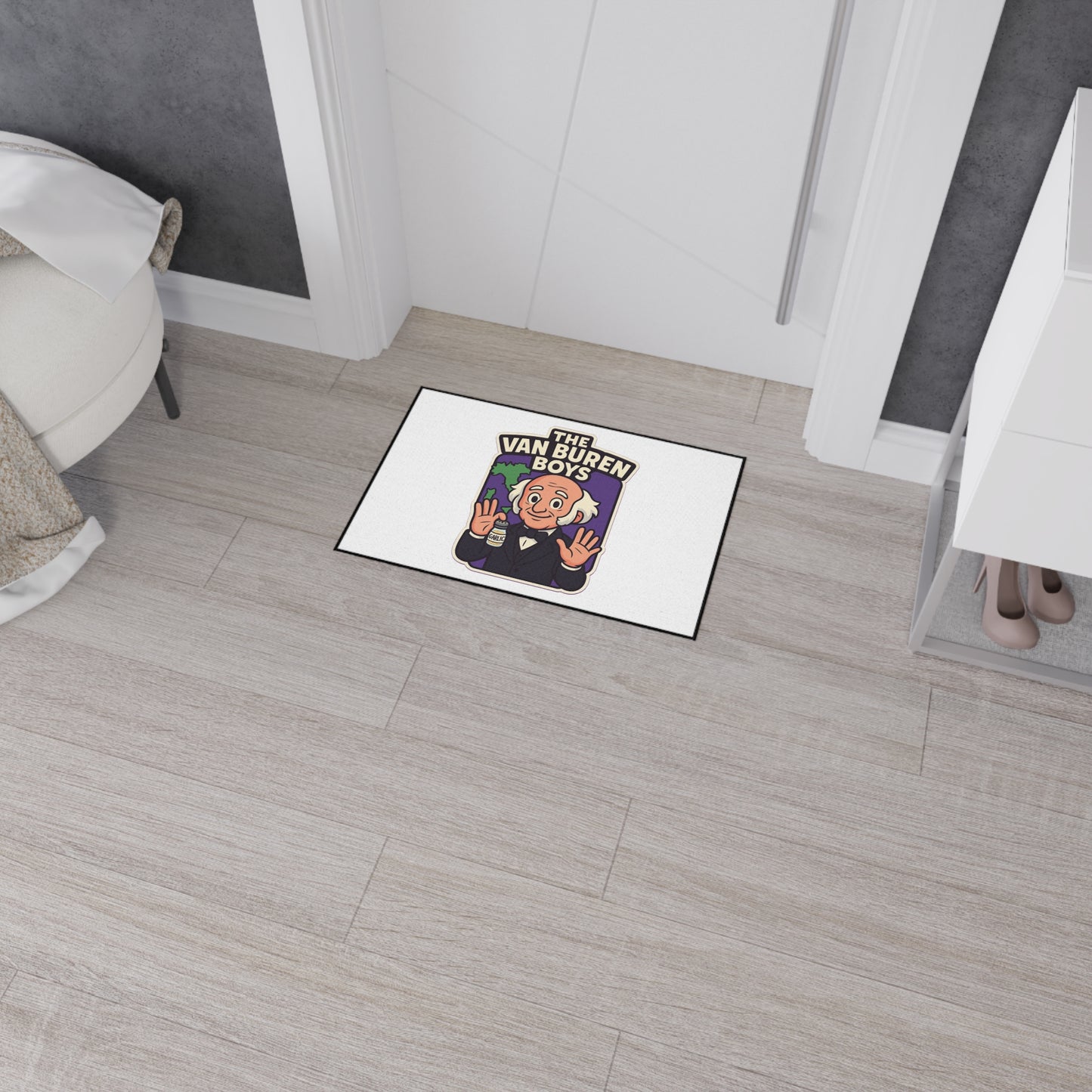 Van Buren Boys | Door Mat | Indoor/Outdoor | White