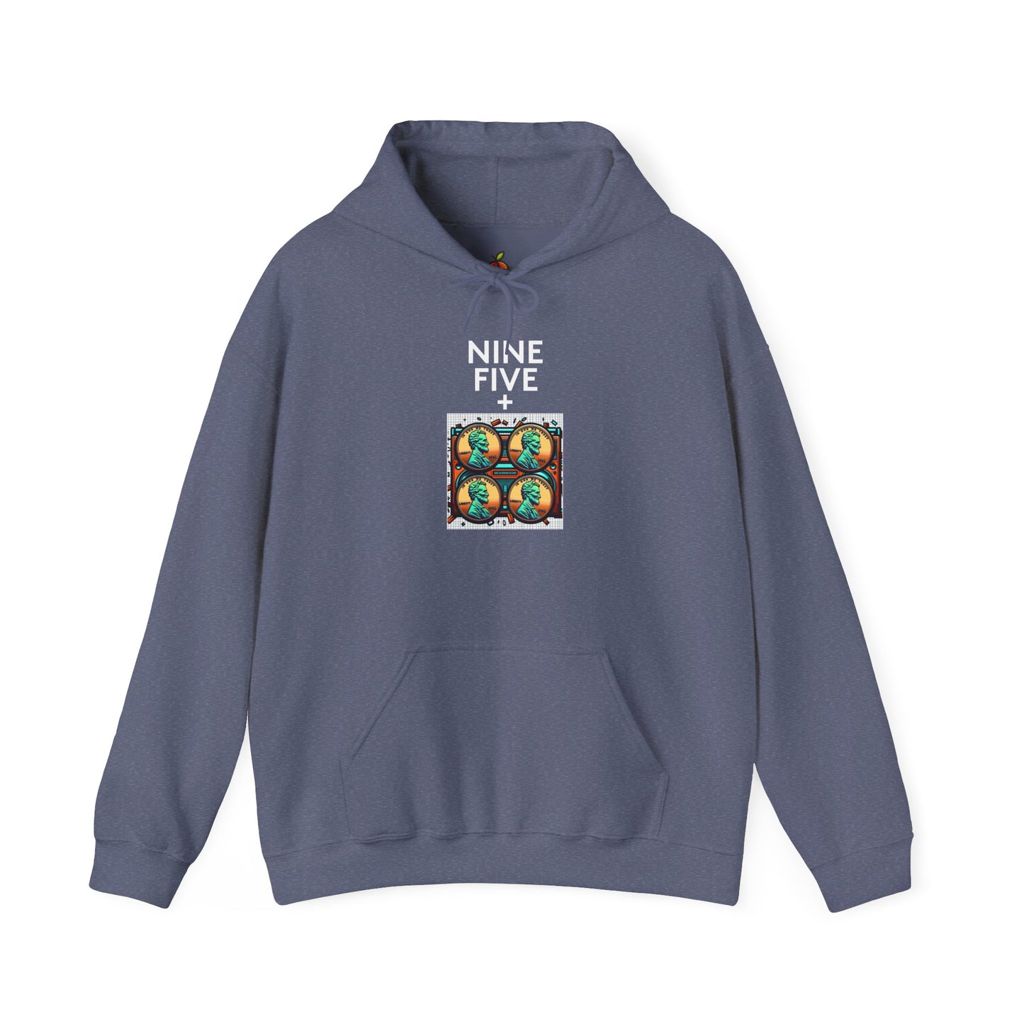 Nine Five Plus Four Pennies | Genius Mangoes Hoodie | White Font