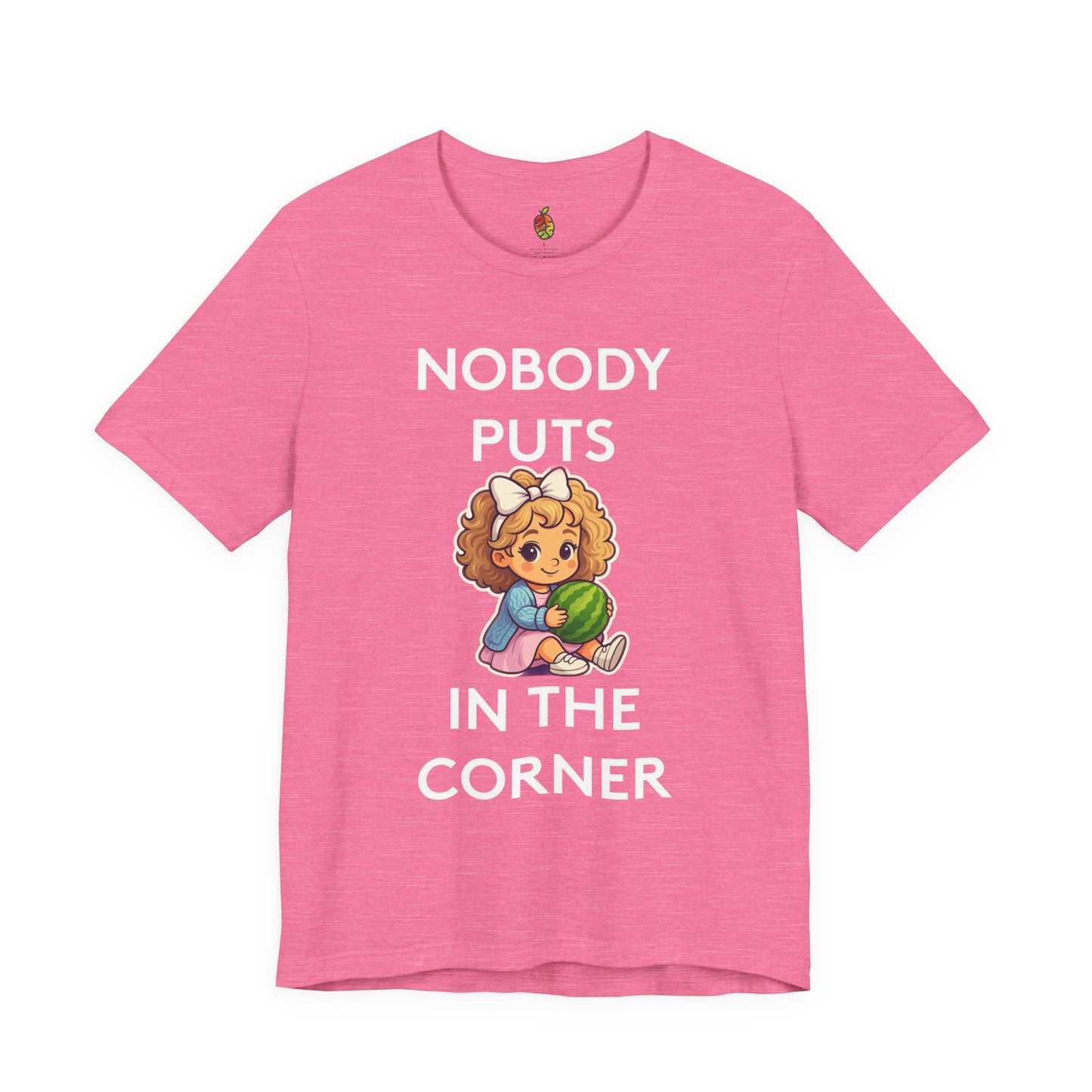 Nobody Puts Baby in the Corner | Genius Mangoes Tee | White Font