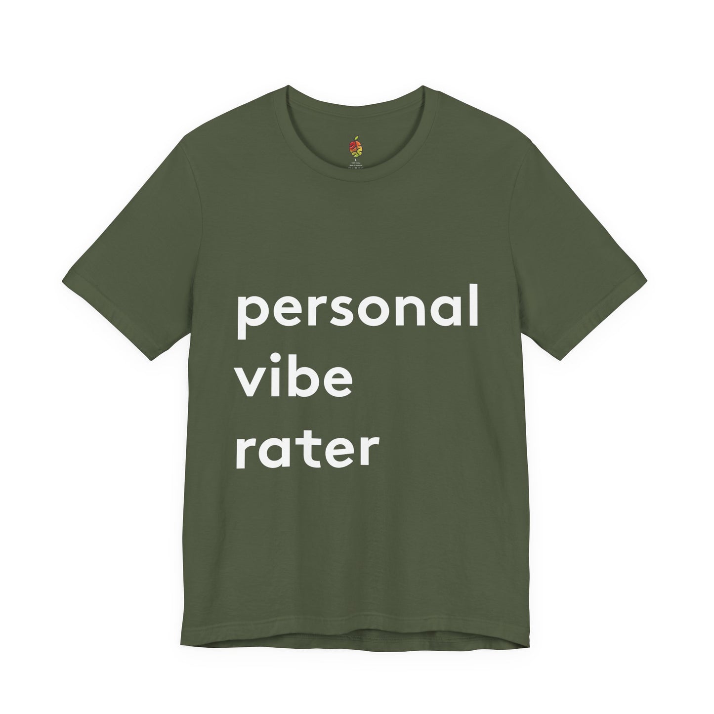 Personal Vibe Rater | Genius Mangoes Tee | White Font