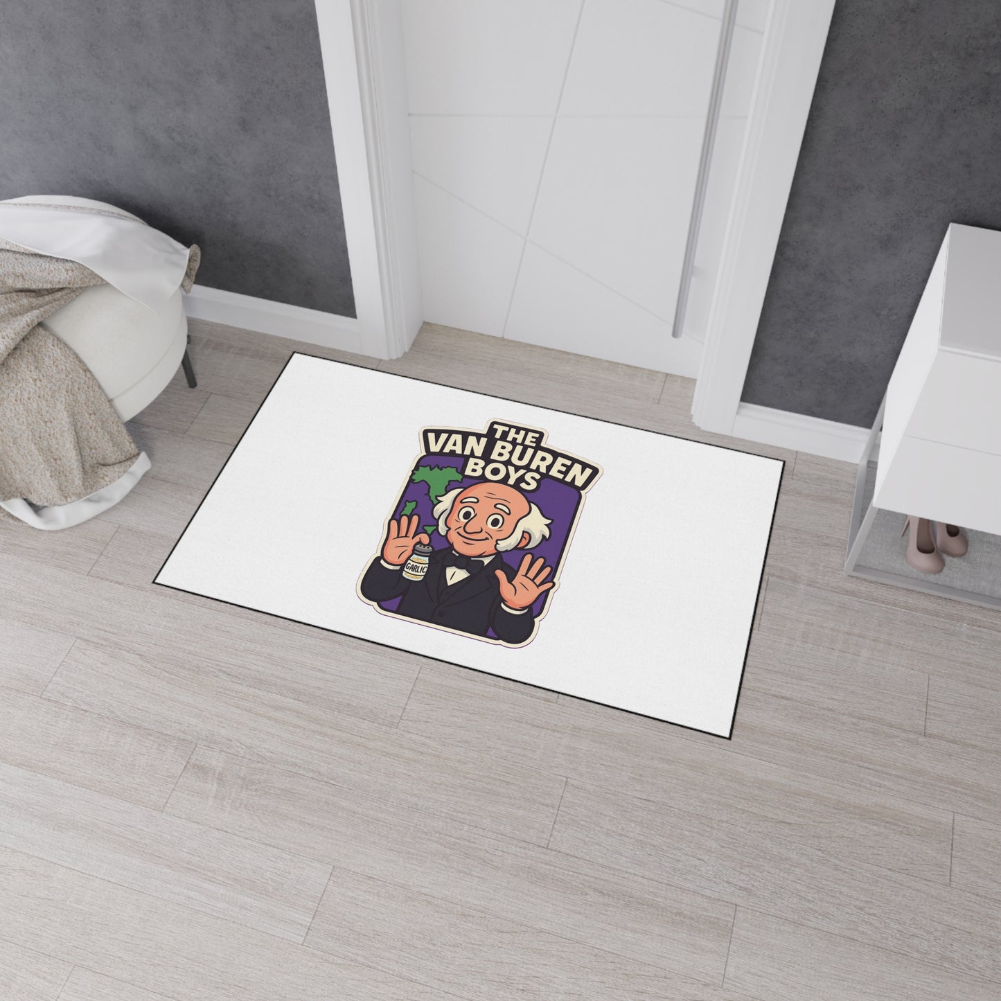 Van Buren Boys | Door Mat | Indoor/Outdoor | White