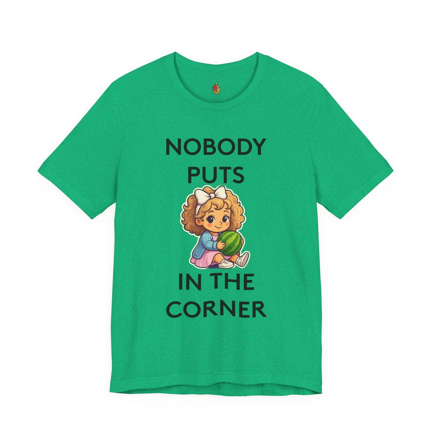 Nobody Puts Baby in the Corner | Genius Mangoes Tee | Black Font