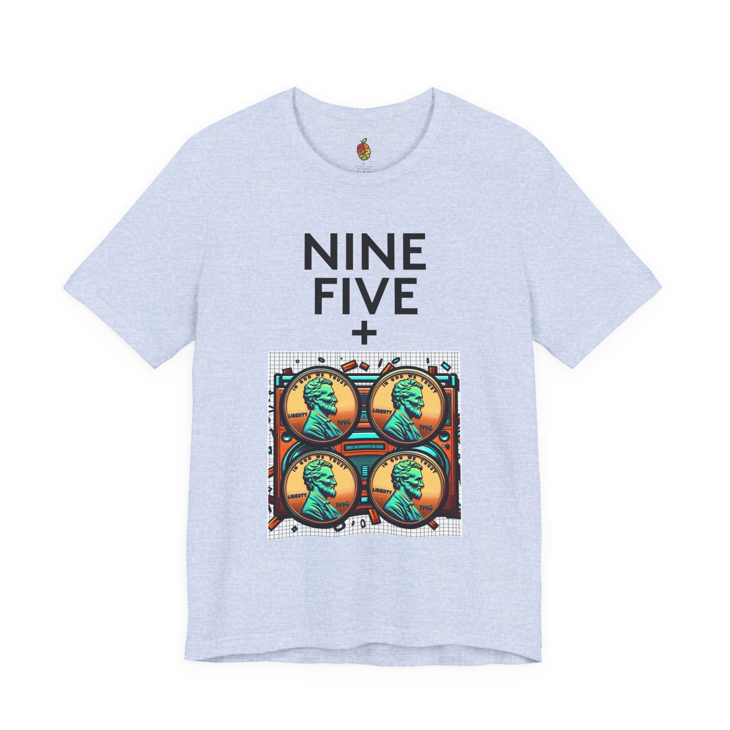 Nine Five Plus Four Pennies | Genius Mangoes Tee | Black Font