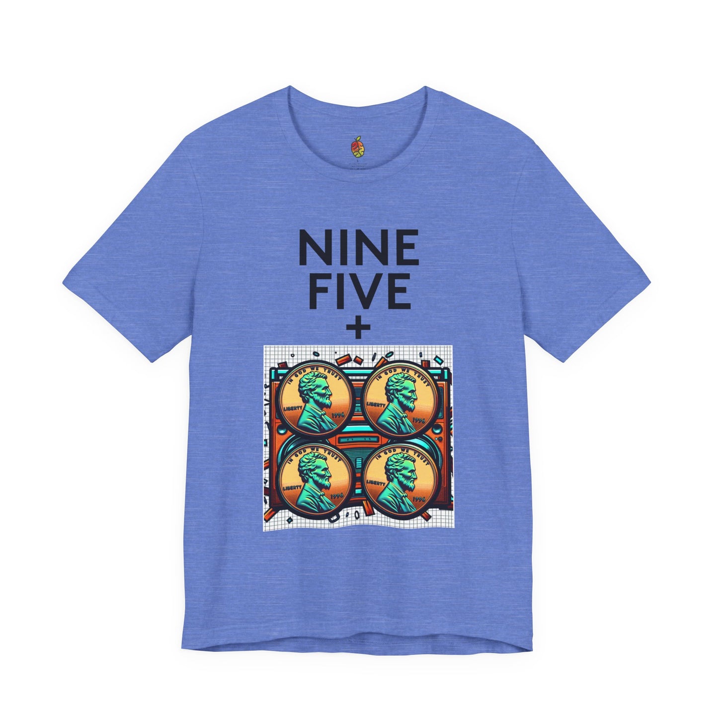 Nine Five Plus Four Pennies | Genius Mangoes Tee | Black Font