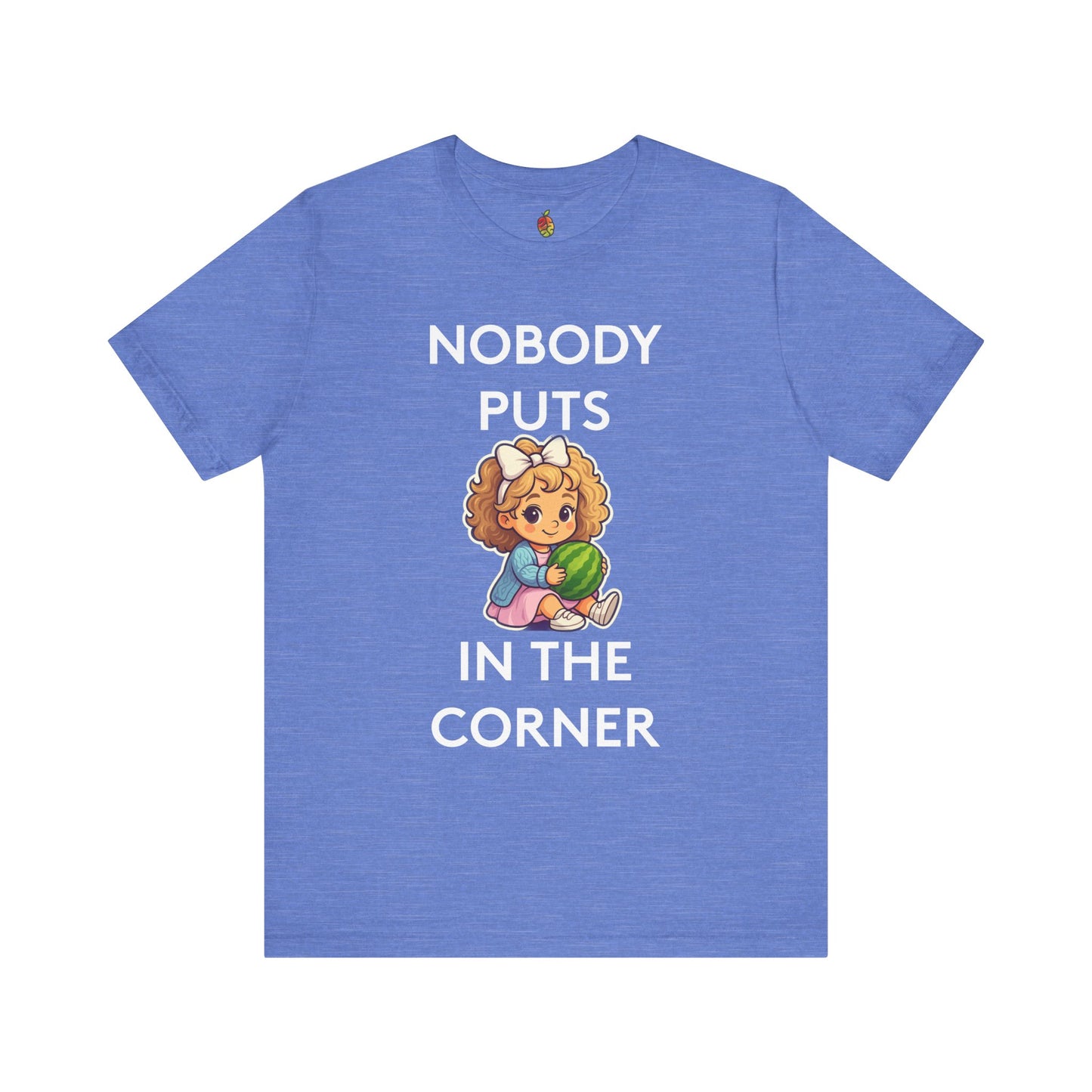 Nobody Puts Baby in the Corner | Genius Mangoes Tee | White Font