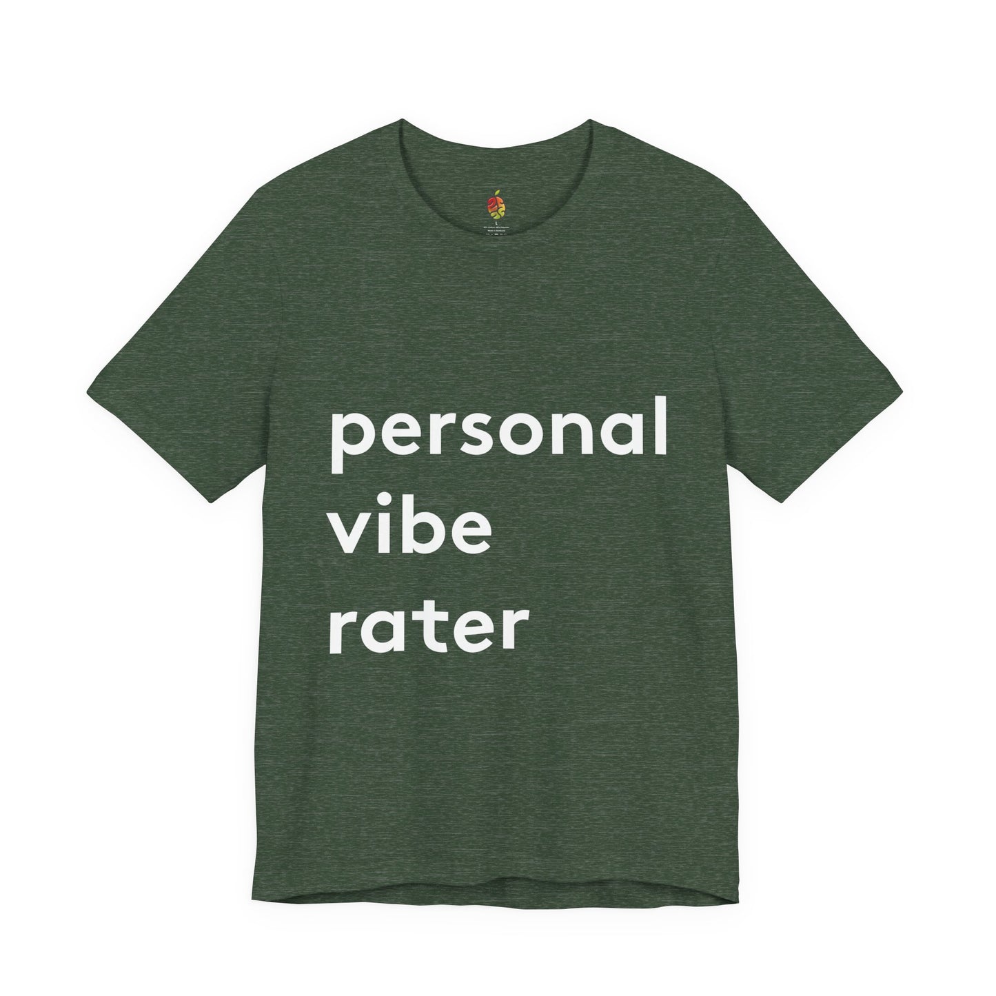 Personal Vibe Rater | Genius Mangoes Tee | White Font