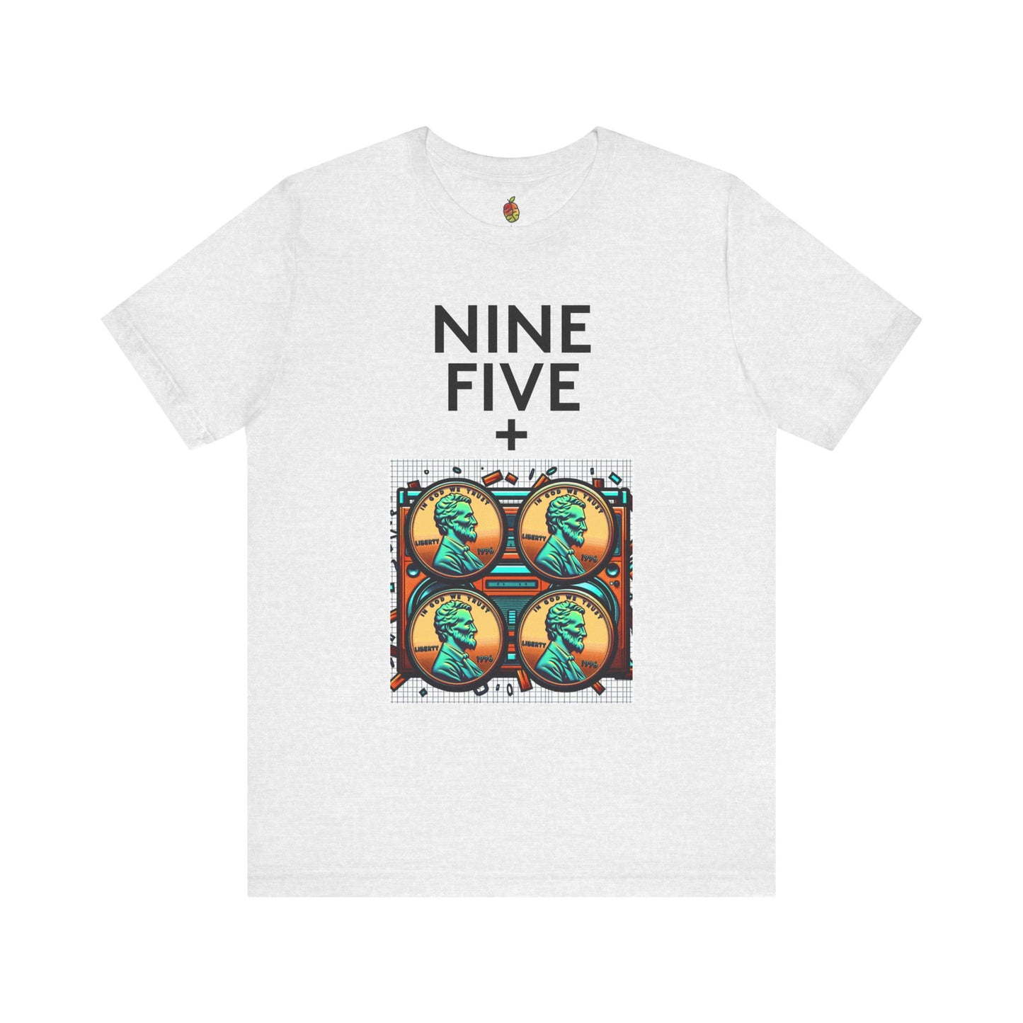 Nine Five Plus Four Pennies | Genius Mangoes Tee | Black Font