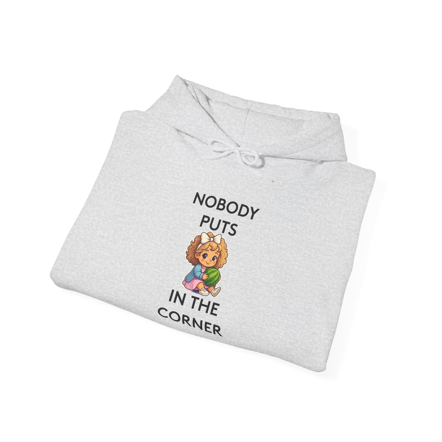 Nobody Puts Baby in the Corner | Genius Mangoes Hoodie | Black Font