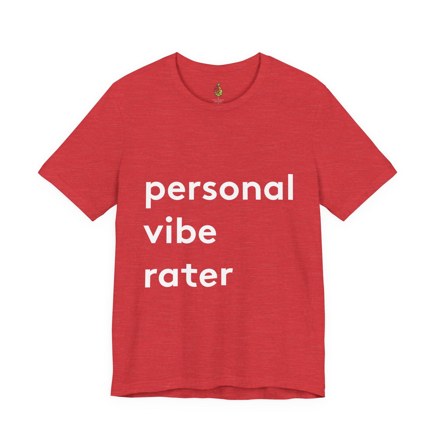 Personal Vibe Rater | Genius Mangoes Tee | White Font
