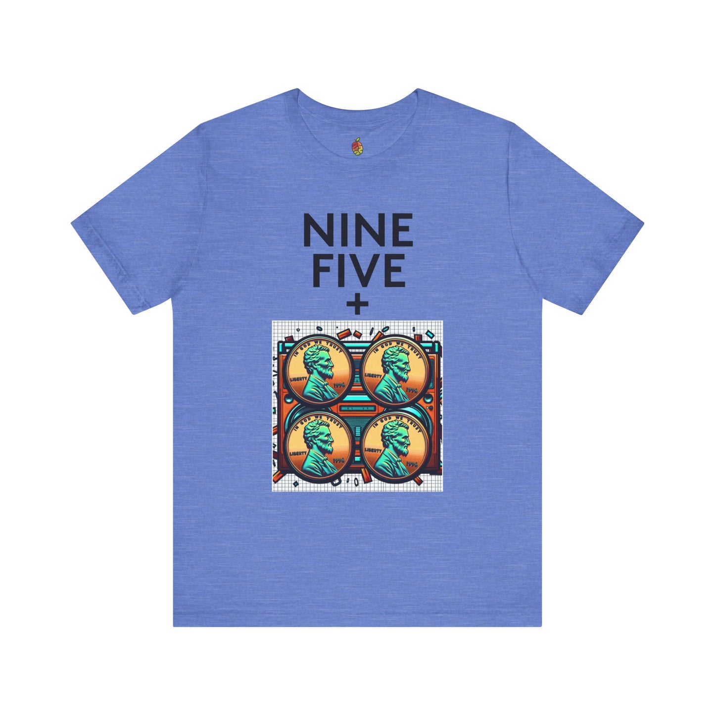 Nine Five Plus Four Pennies | Genius Mangoes Tee | Black Font