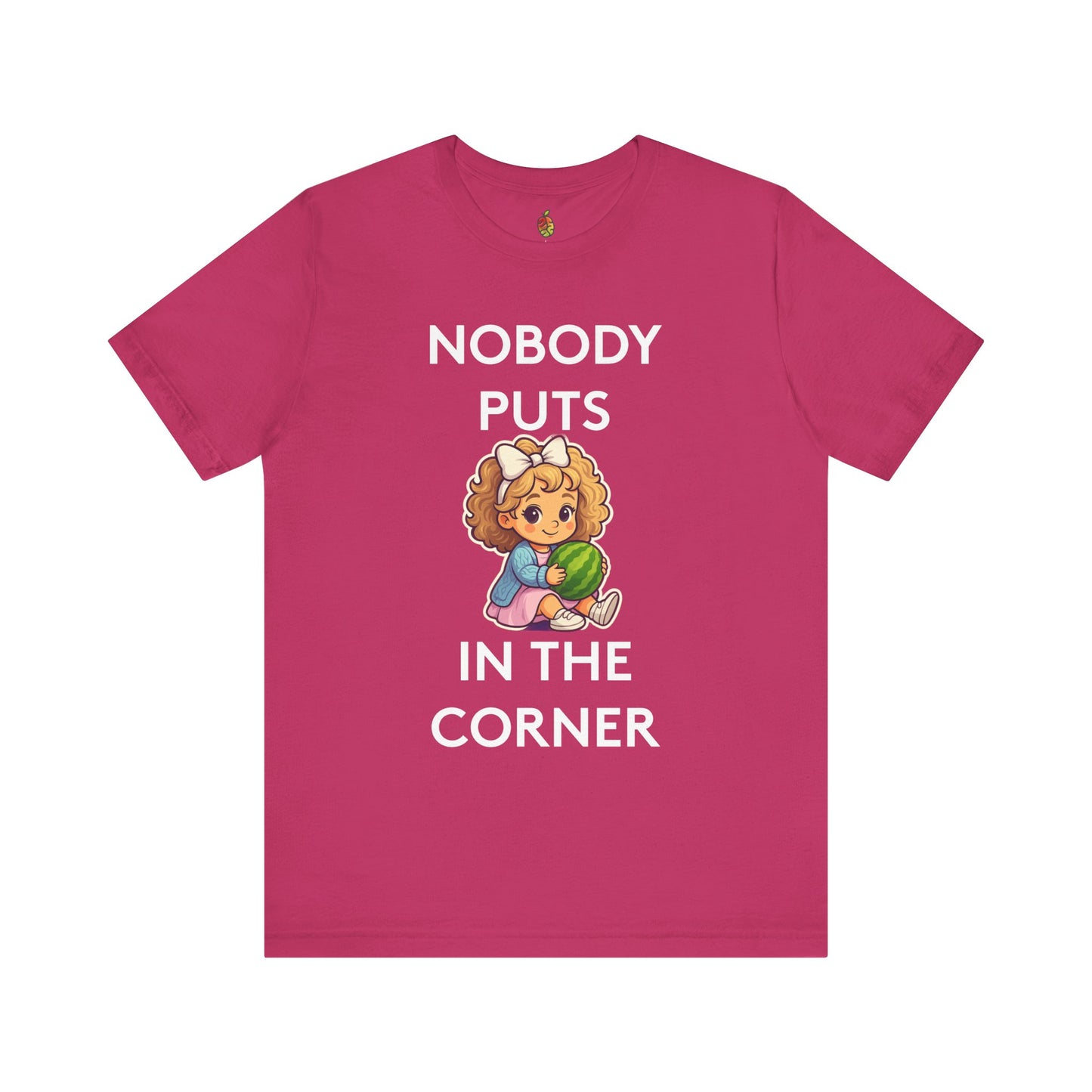 Nobody Puts Baby in the Corner | Genius Mangoes Tee | White Font
