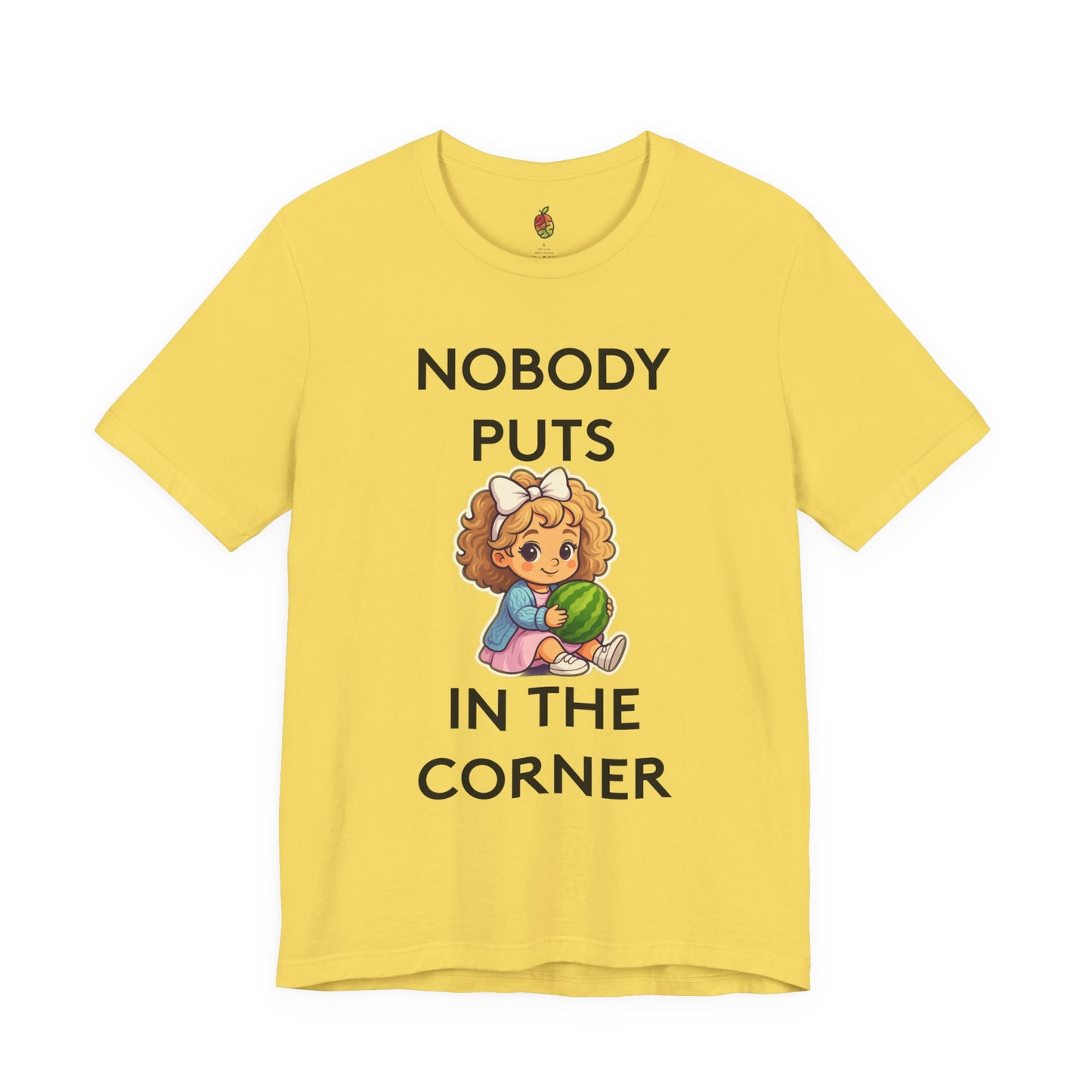 Nobody Puts Baby in the Corner | Genius Mangoes Tee | Black Font