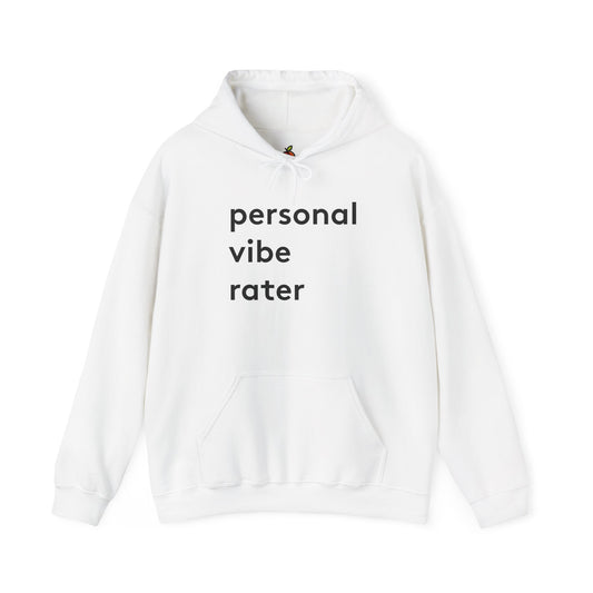 Personal Vibe Rater | Genius Mangoes Hoodie | Black Font