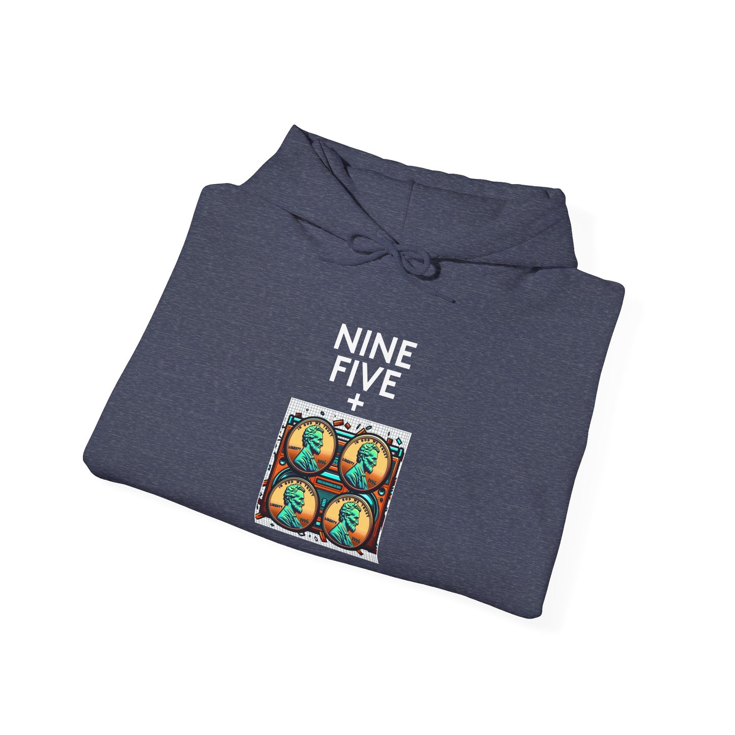 Nine Five Plus Four Pennies | Genius Mangoes Hoodie | White Font