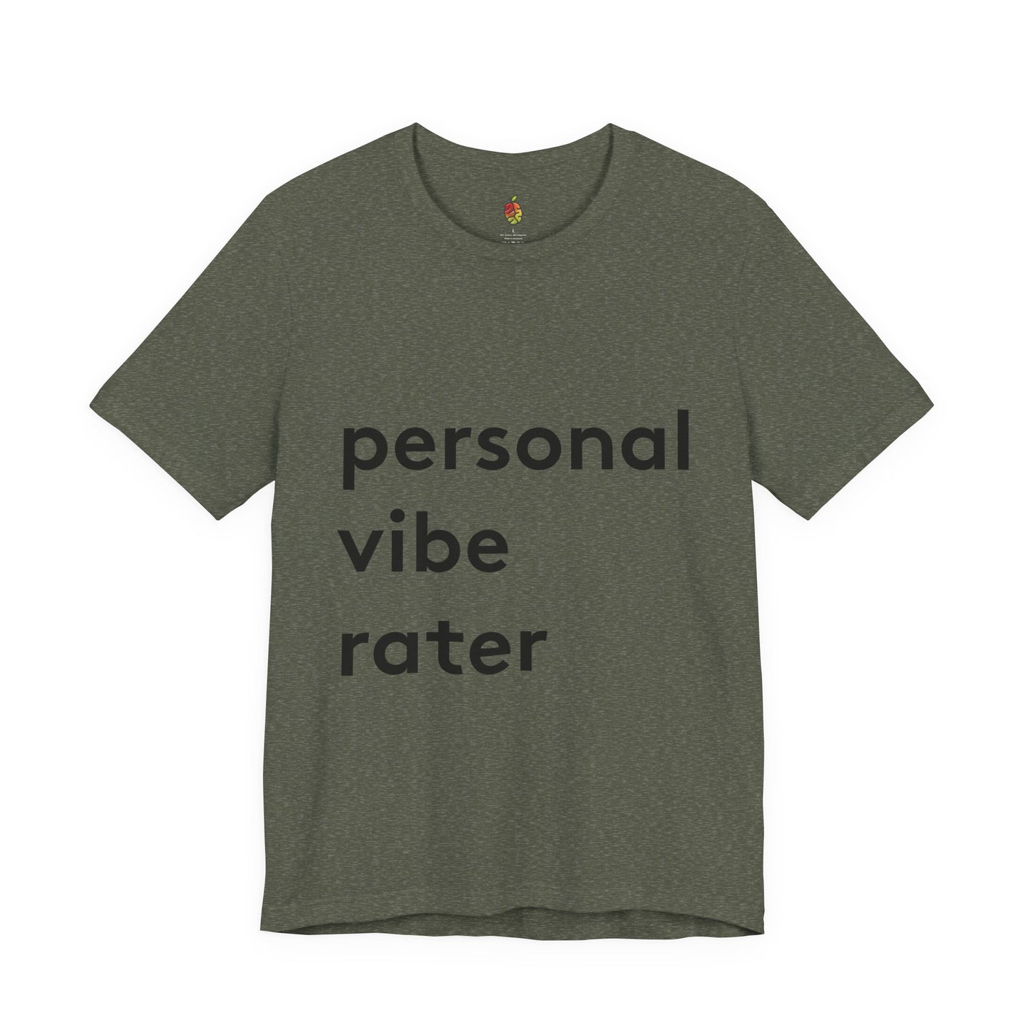 Personal Vibe Rater | Genius Mangoes Tee | Black Font