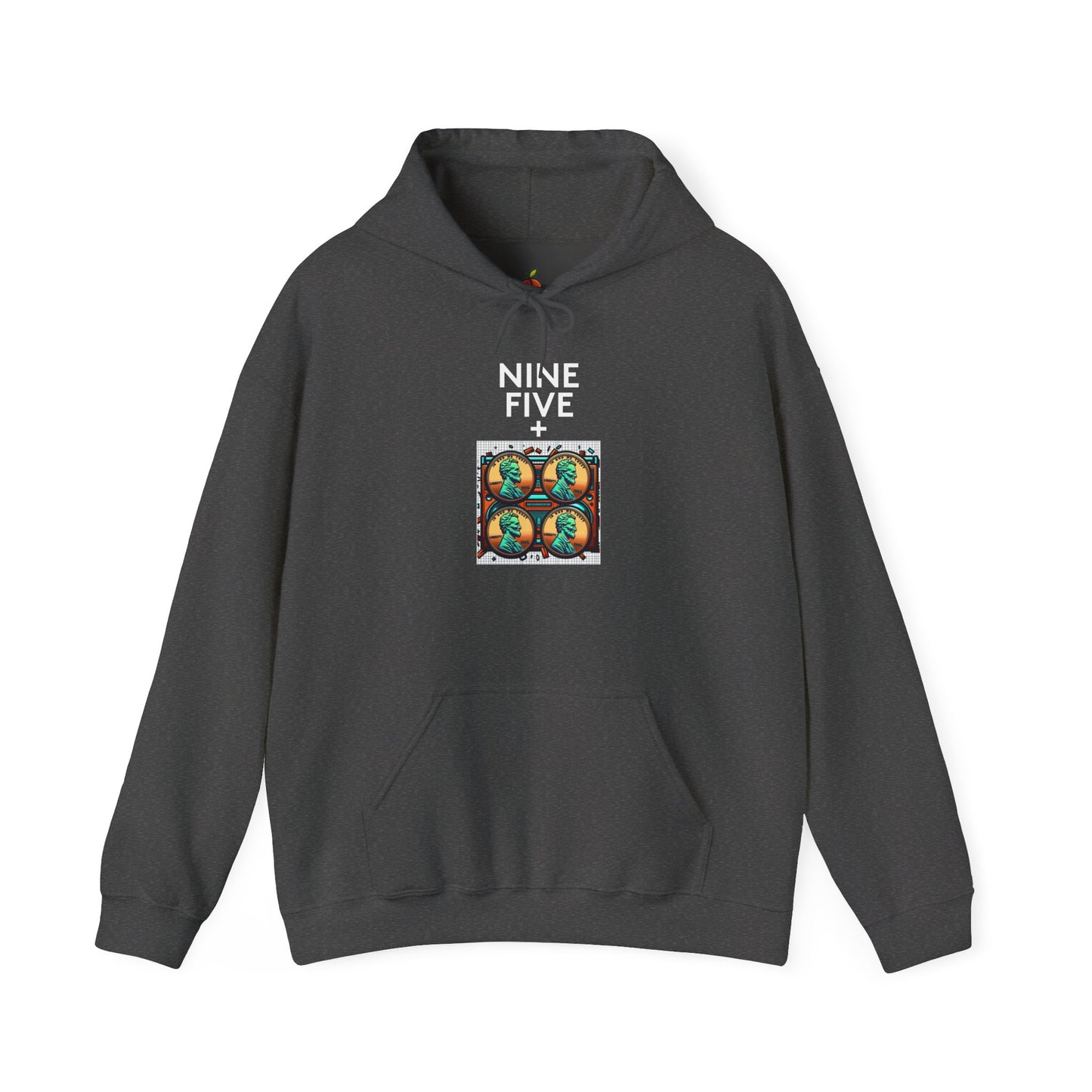 Nine Five Plus Four Pennies | Genius Mangoes Hoodie | White Font