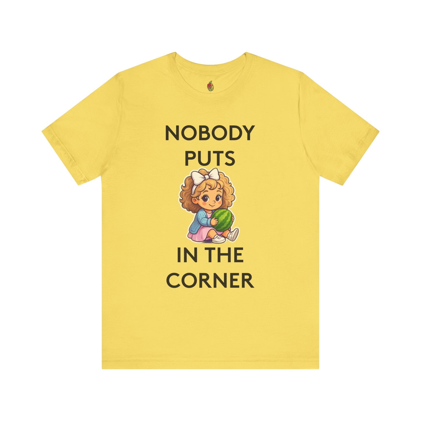 Nobody Puts Baby in the Corner | Genius Mangoes Tee | Black Font