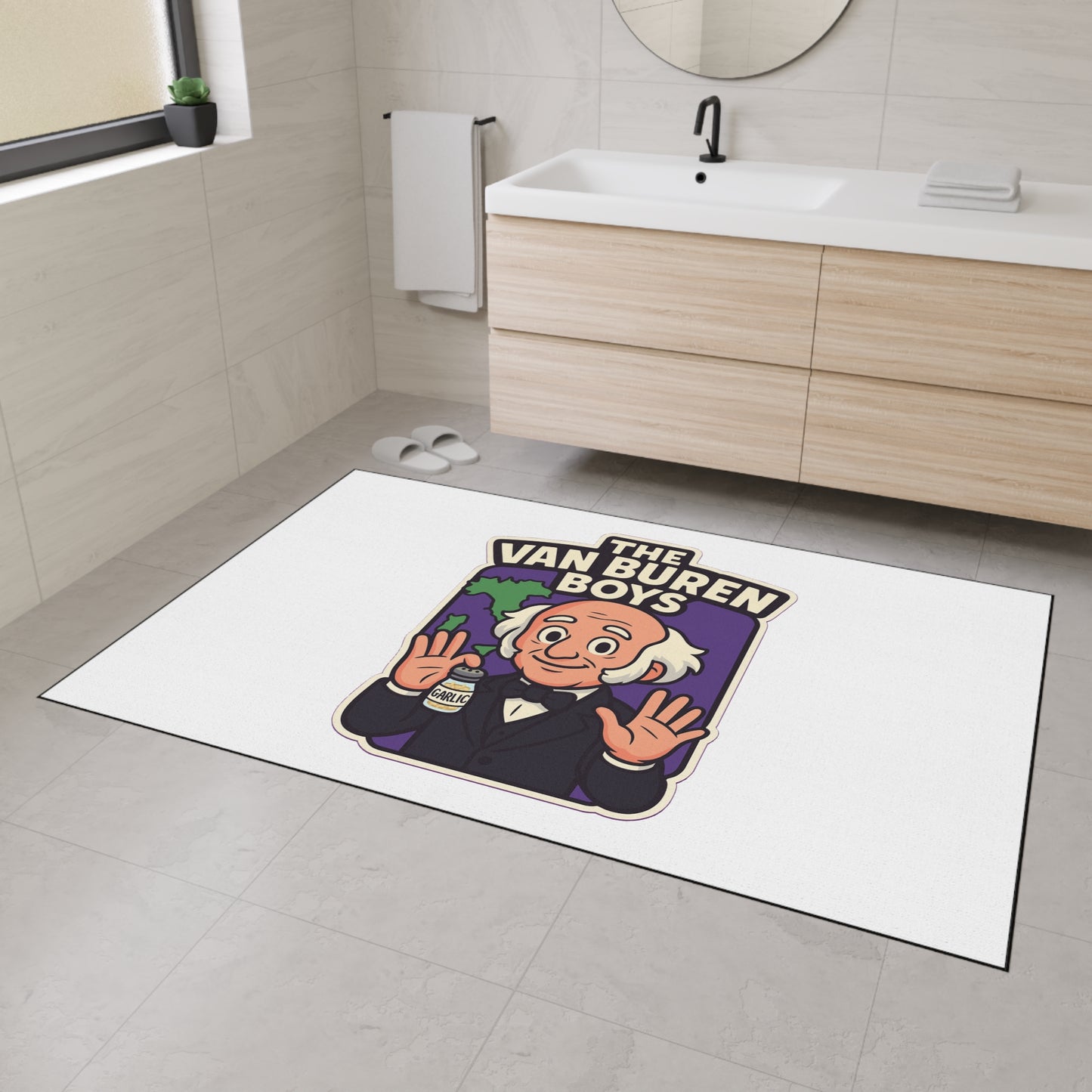 Van Buren Boys | Door Mat | Indoor/Outdoor | White