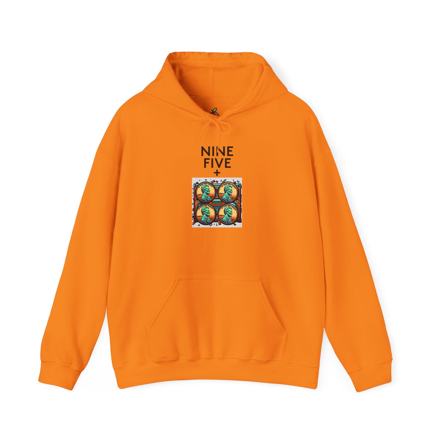 Nine Five Plus Four Pennies | Genius Mangoes Hoodie | Black Font