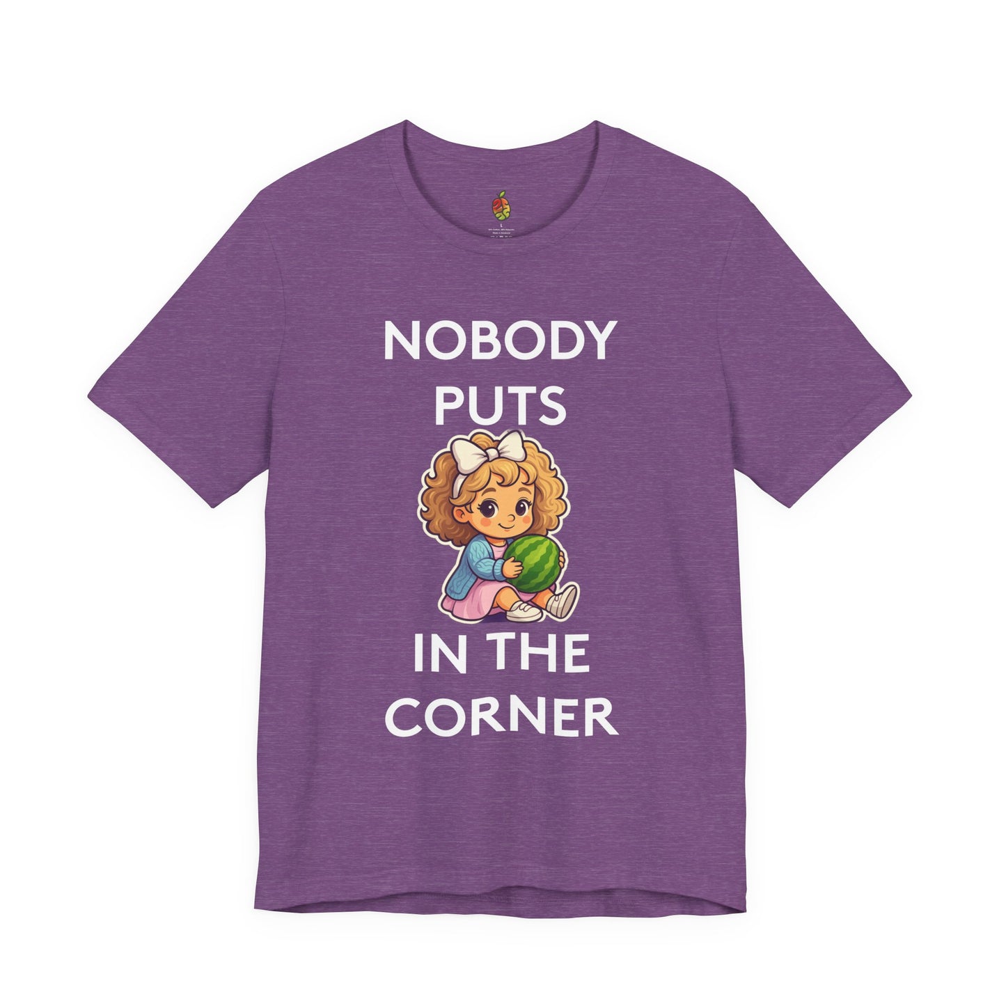 Nobody Puts Baby in the Corner | Genius Mangoes Tee | White Font
