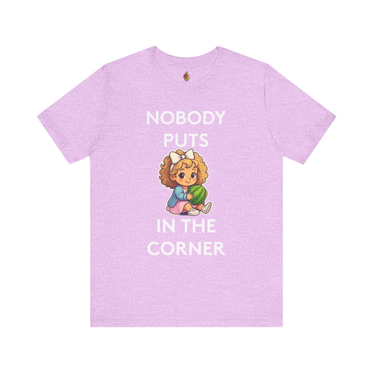 Nobody Puts Baby in the Corner | Genius Mangoes Tee | White Font
