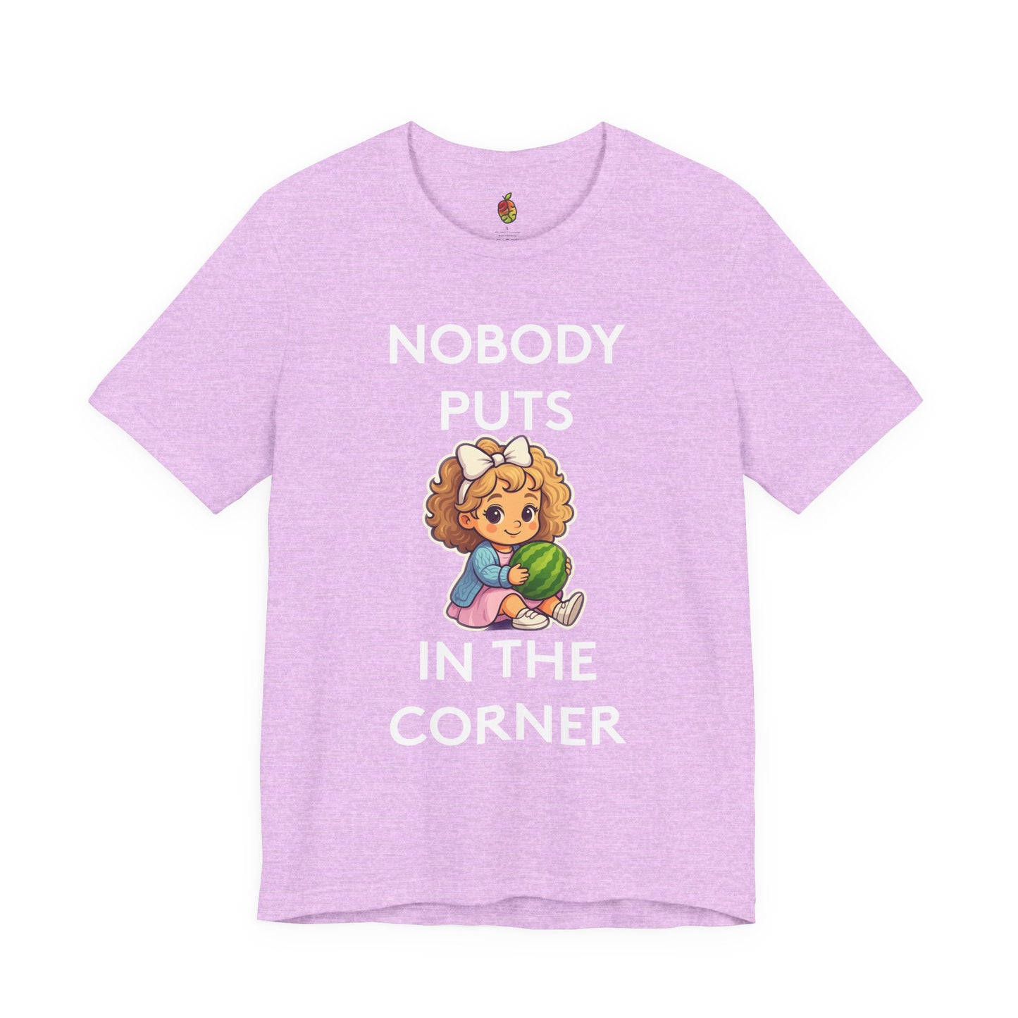 Nobody Puts Baby in the Corner | Genius Mangoes Tee | White Font
