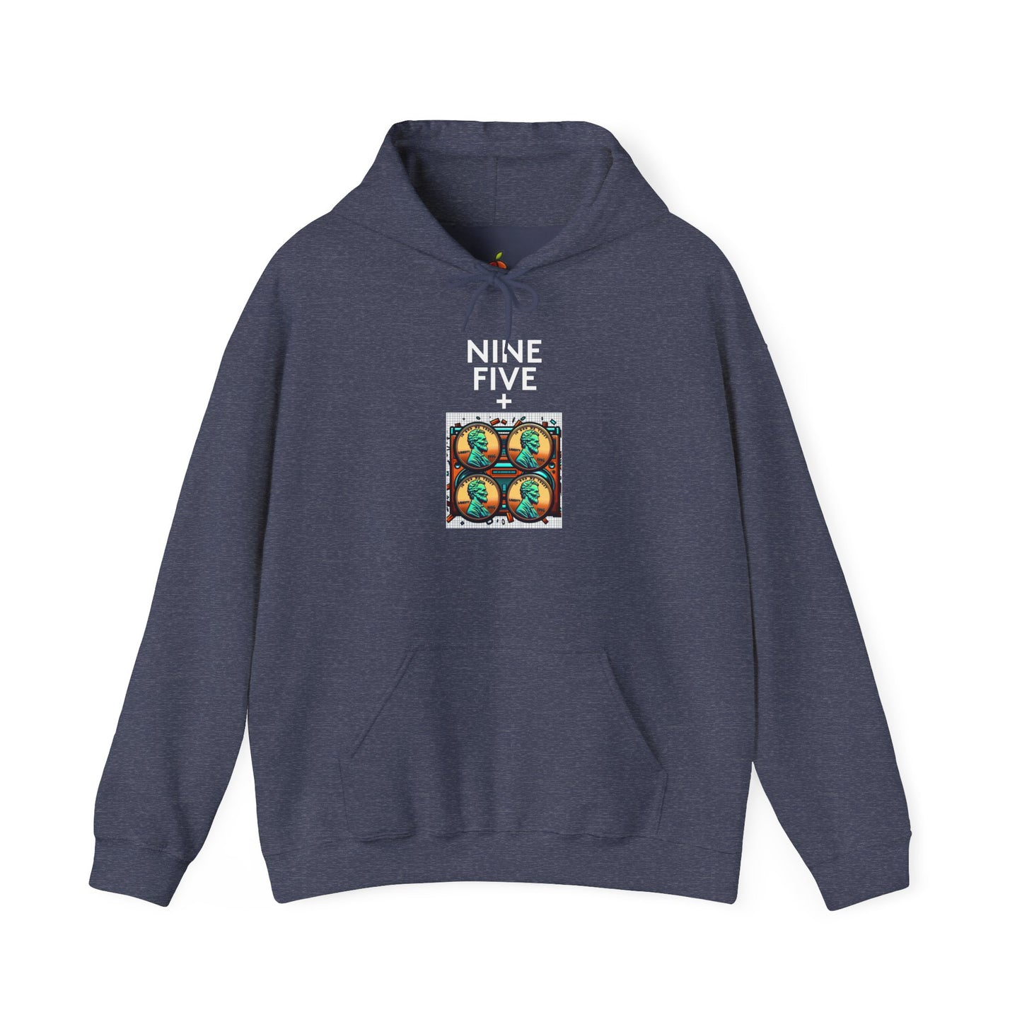 Nine Five Plus Four Pennies | Genius Mangoes Hoodie | White Font