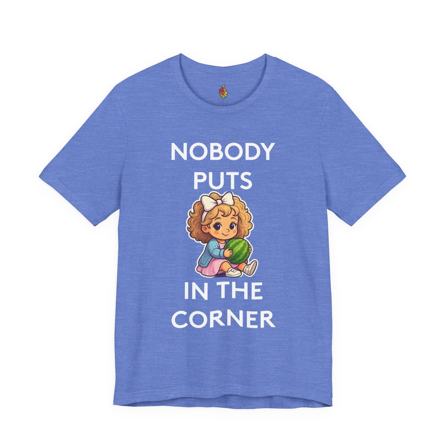 Nobody Puts Baby in the Corner | Genius Mangoes Tee | White Font