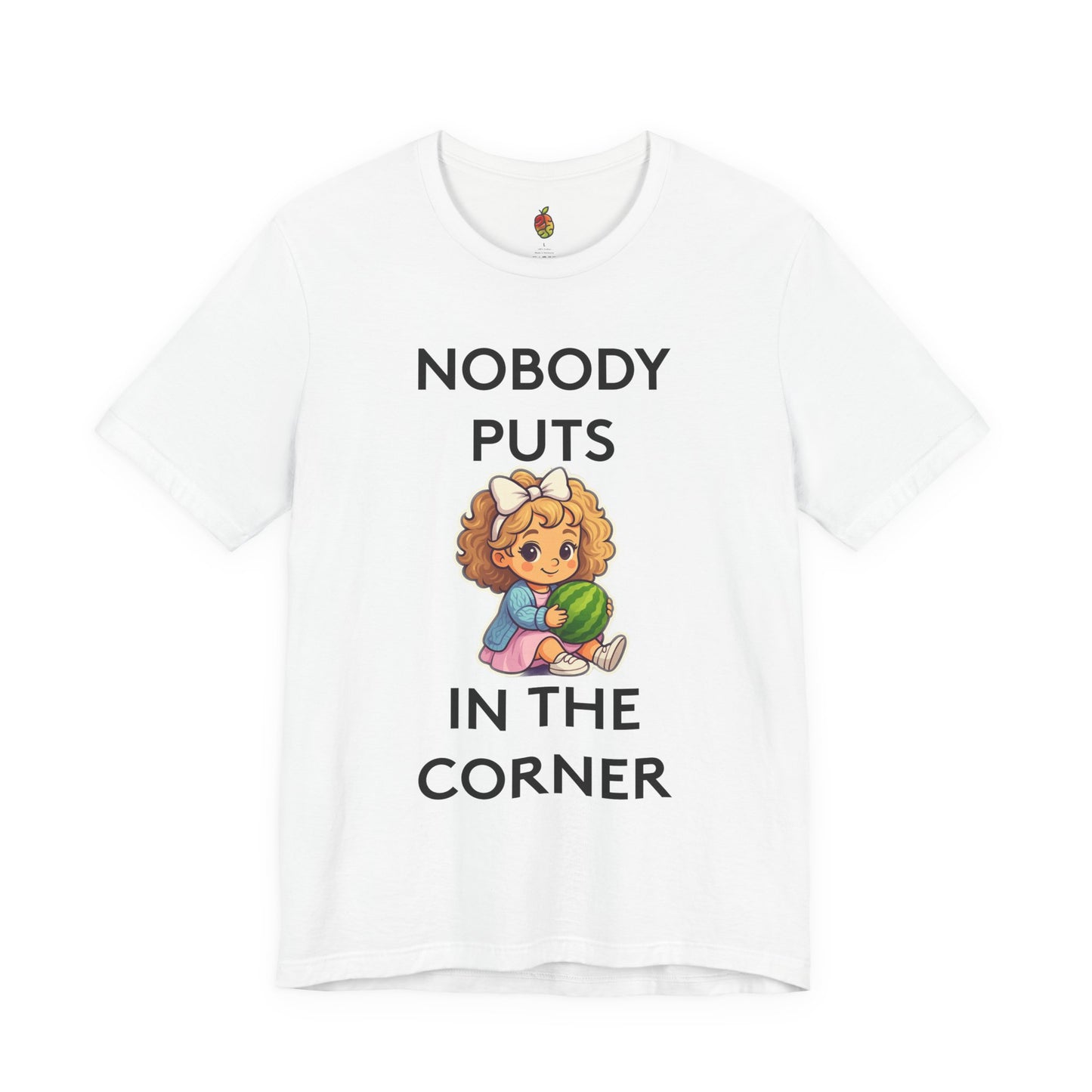Nobody Puts Baby in the Corner | Genius Mangoes Tee | Black Font
