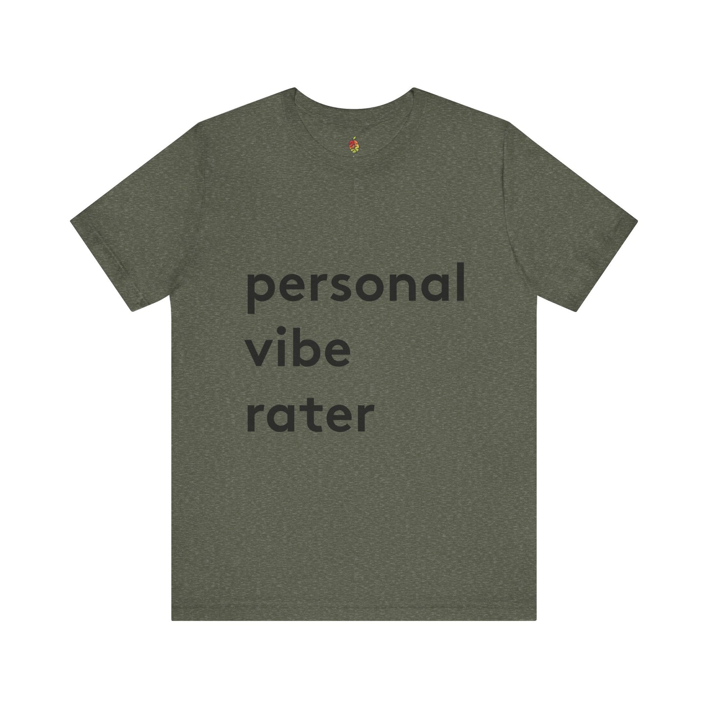 Personal Vibe Rater | Genius Mangoes Tee | Black Font