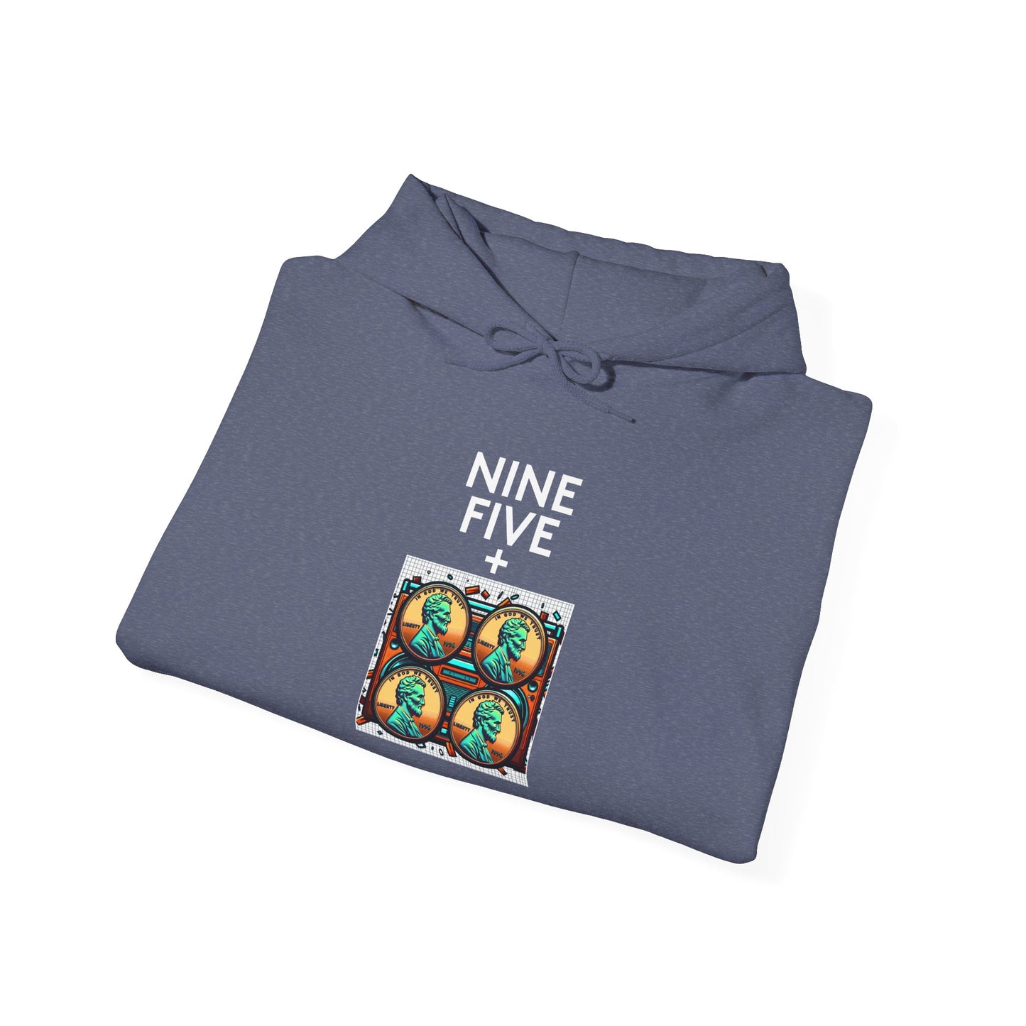 Nine Five Plus Four Pennies | Genius Mangoes Hoodie | White Font