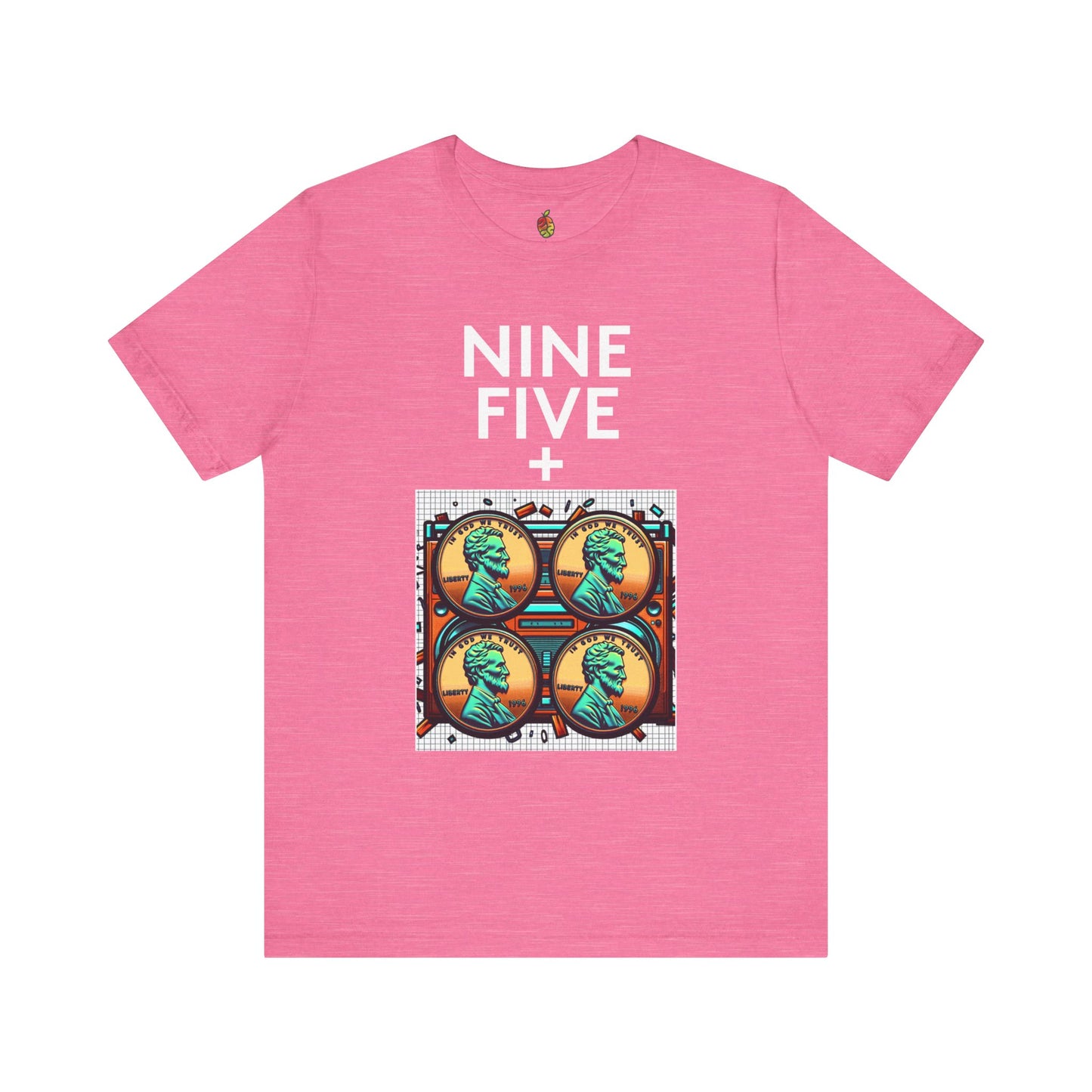 Nine Five Plus Four Pennies | Genius Mangoes Tee | White Font