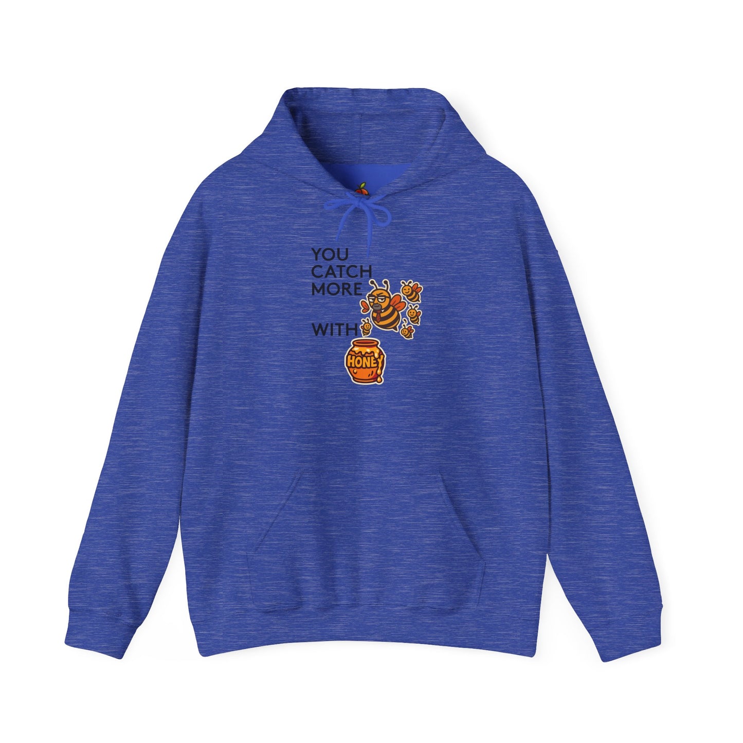 You Catch More Bees with Honey | Genius Mangoes Hoodie | Black Font