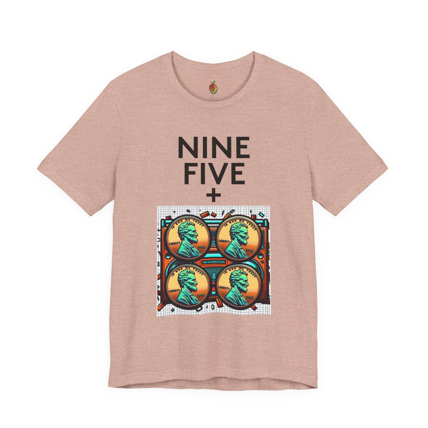 Nine Five Plus Four Pennies | Genius Mangoes Tee | Black Font