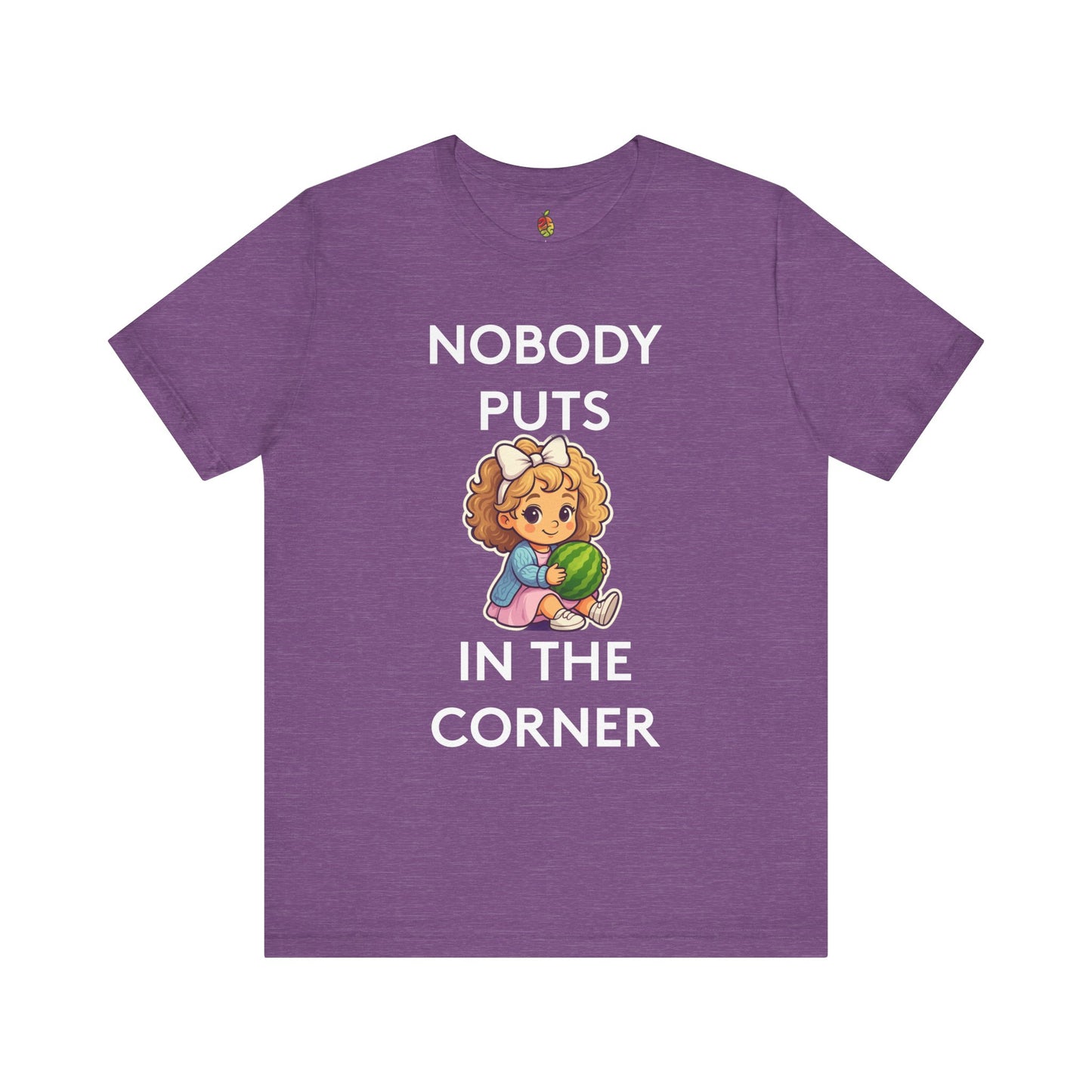 Nobody Puts Baby in the Corner | Genius Mangoes Tee | White Font