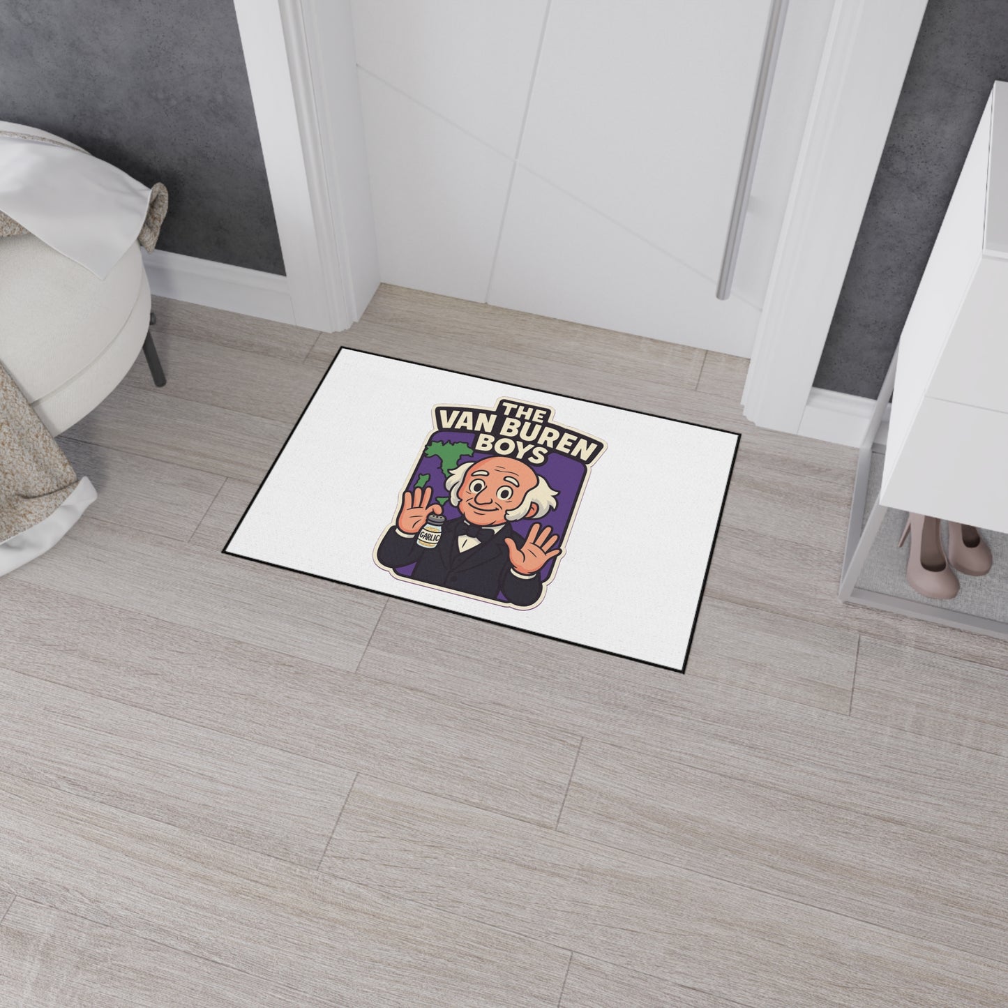 Van Buren Boys | Door Mat | Indoor/Outdoor | White