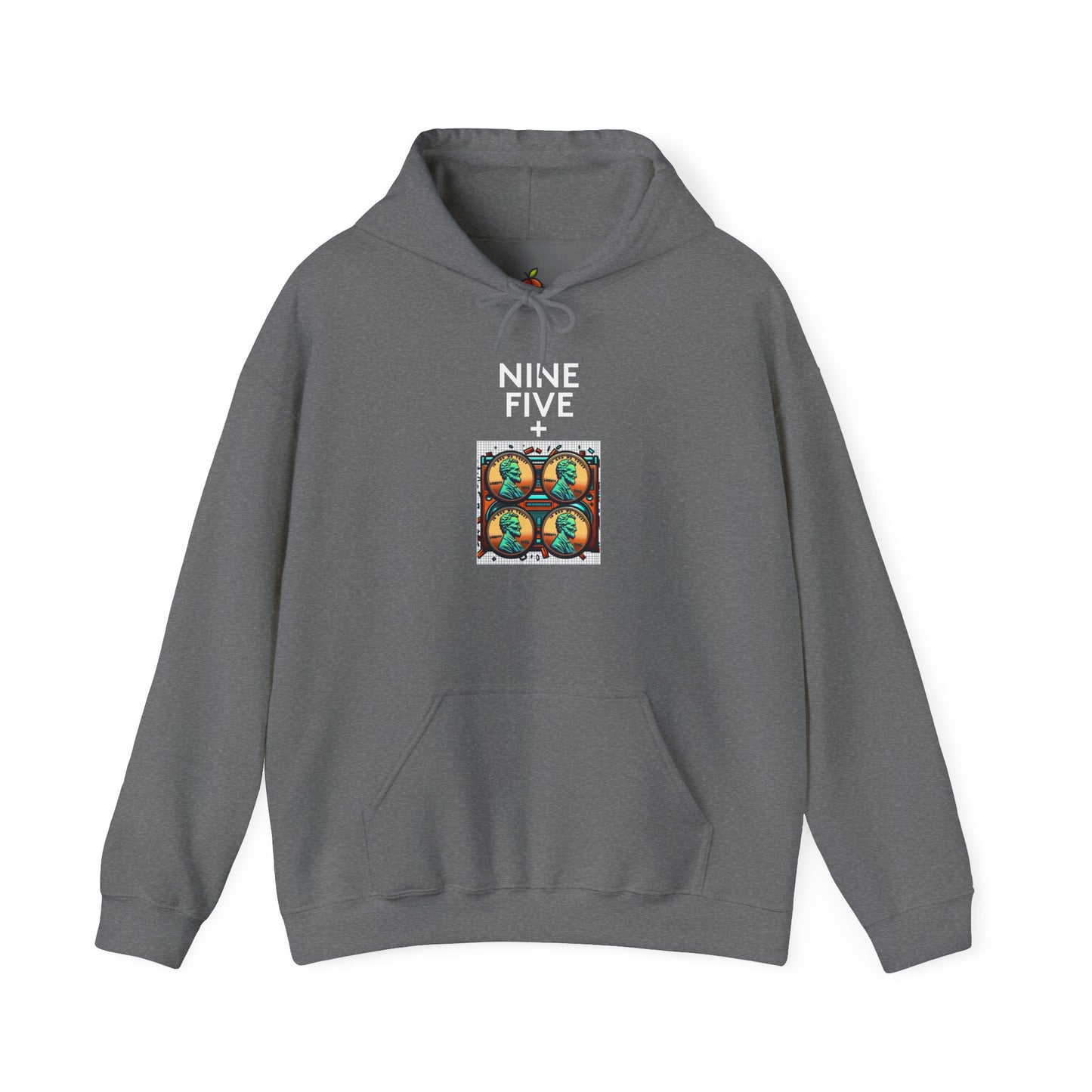 Nine Five Plus Four Pennies | Genius Mangoes Hoodie | White Font