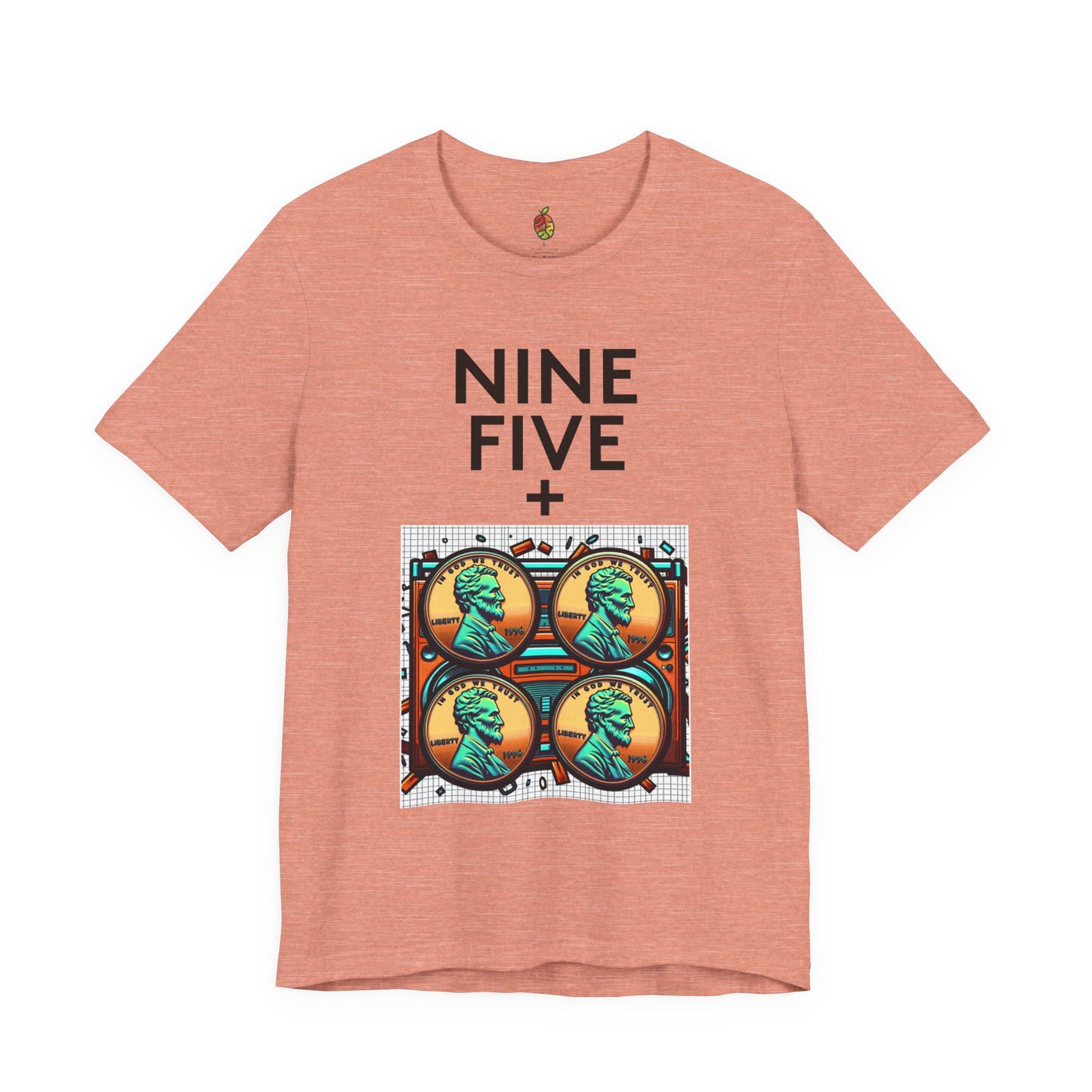 Nine Five Plus Four Pennies | Genius Mangoes Tee | Black Font