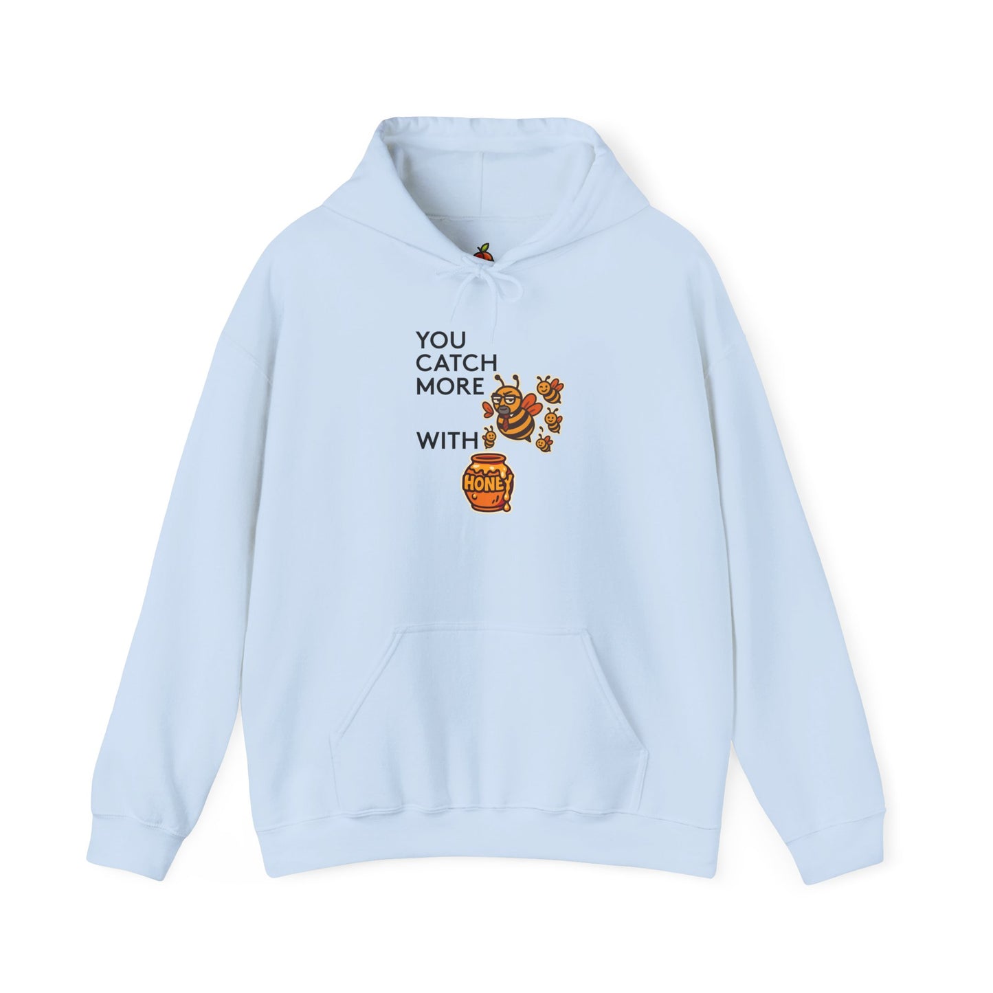 You Catch More Bees with Honey | Genius Mangoes Hoodie | Black Font