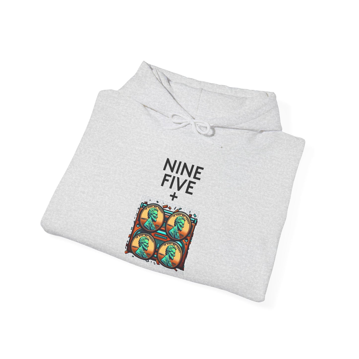 Nine Five Plus Four Pennies | Genius Mangoes Hoodie | Black Font