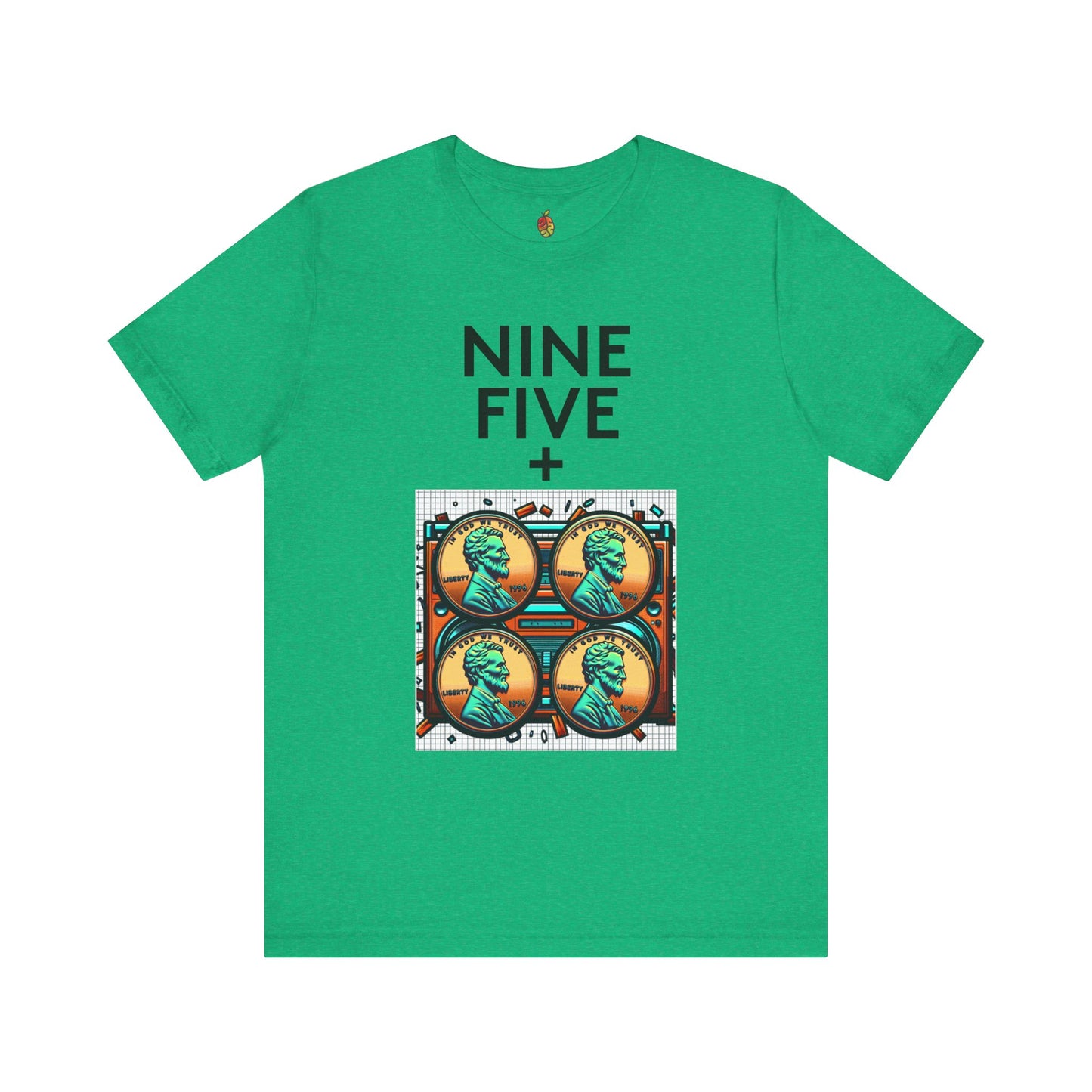Nine Five Plus Four Pennies | Genius Mangoes Tee | Black Font