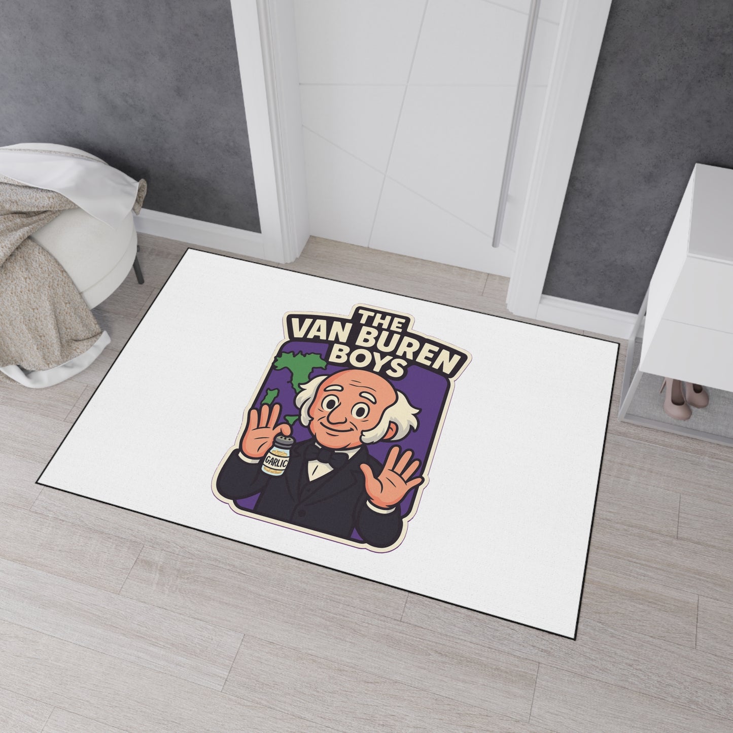 Van Buren Boys | Door Mat | Indoor/Outdoor | White