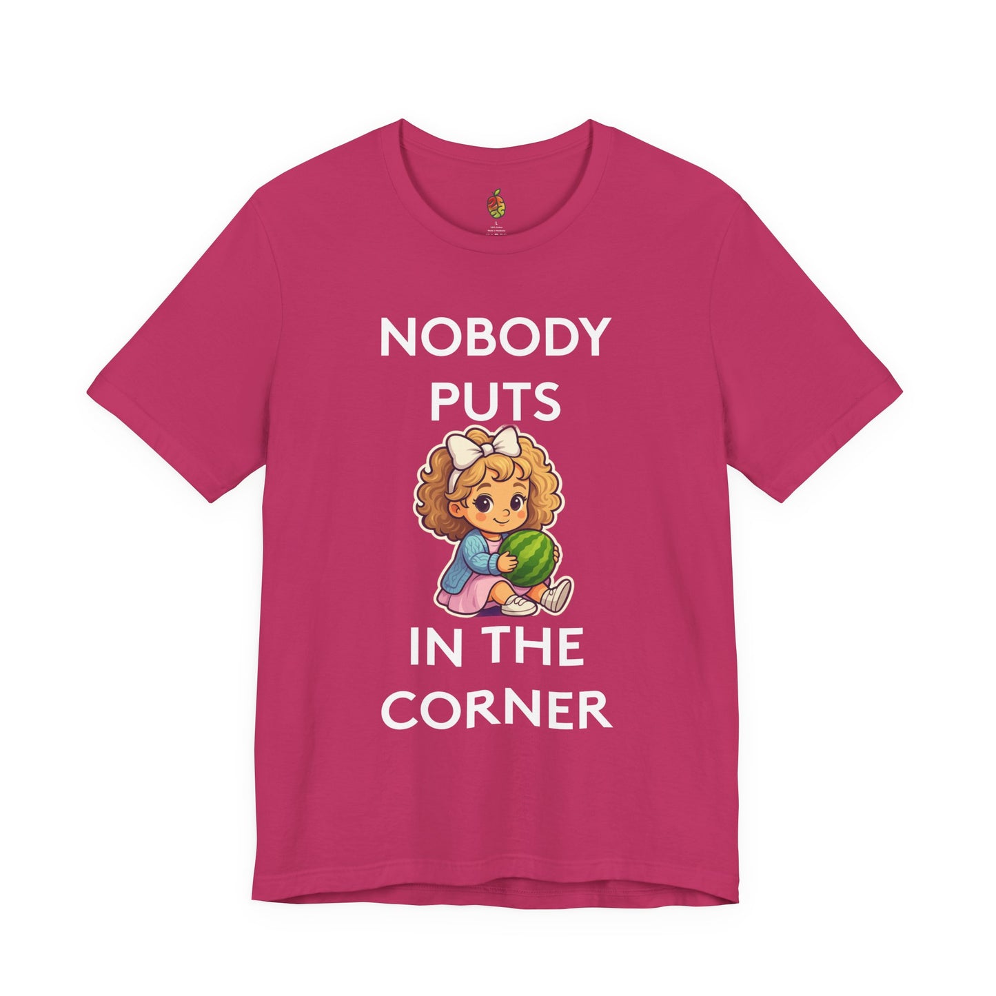 Nobody Puts Baby in the Corner | Genius Mangoes Tee | White Font