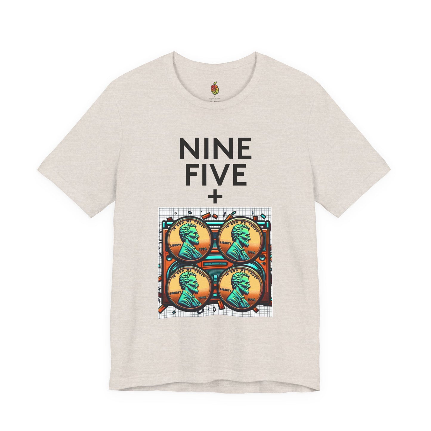 Nine Five Plus Four Pennies | Genius Mangoes Tee | Black Font