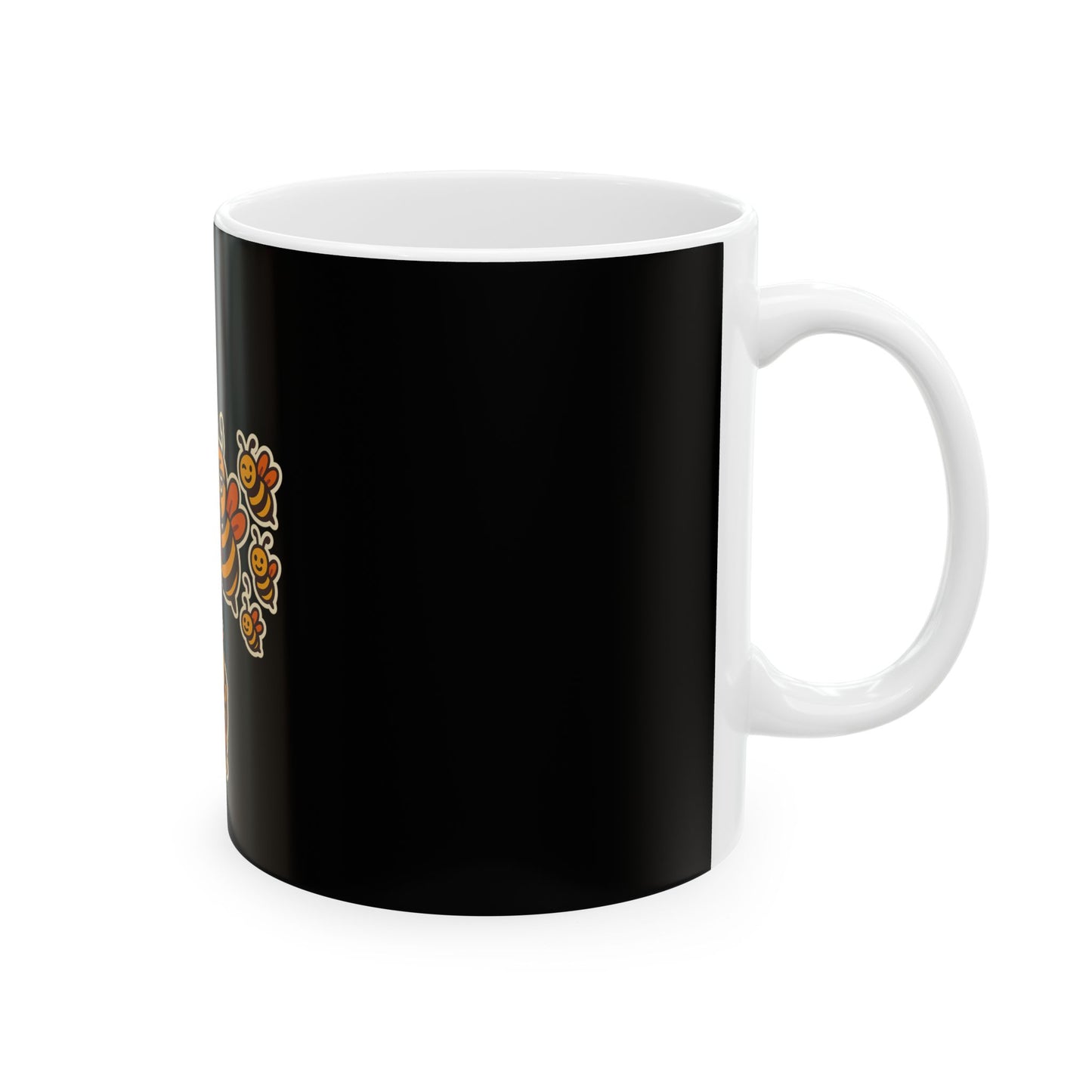 You Catch More Bees with Honey | Coffee Mug | Black | 11oz & 15oz