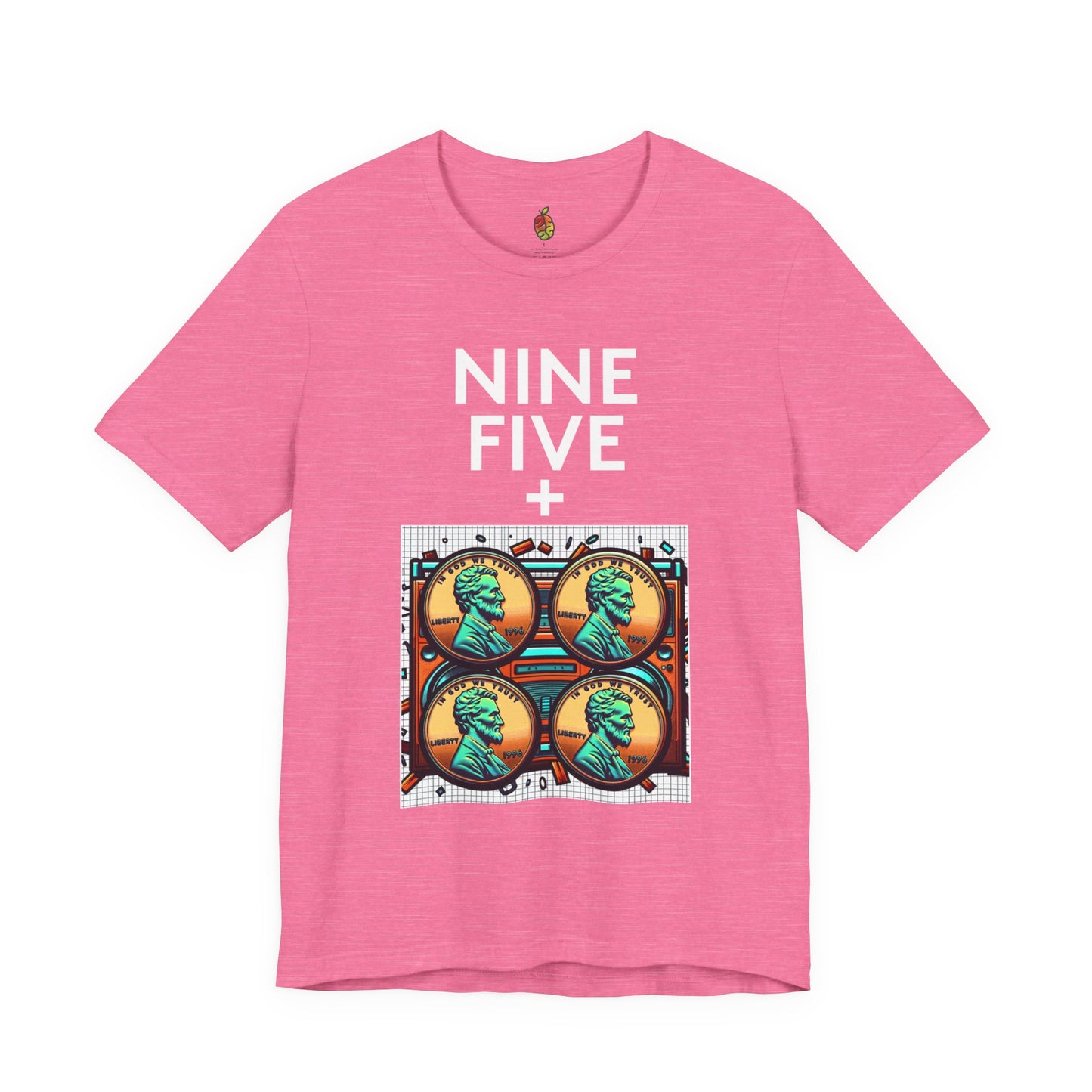 Nine Five Plus Four Pennies | Genius Mangoes Tee | White Font