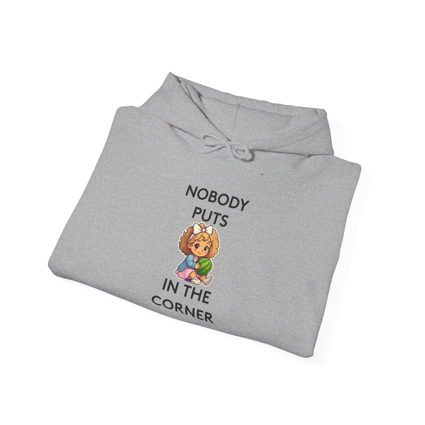 Nobody Puts Baby in the Corner | Genius Mangoes Hoodie | Black Font