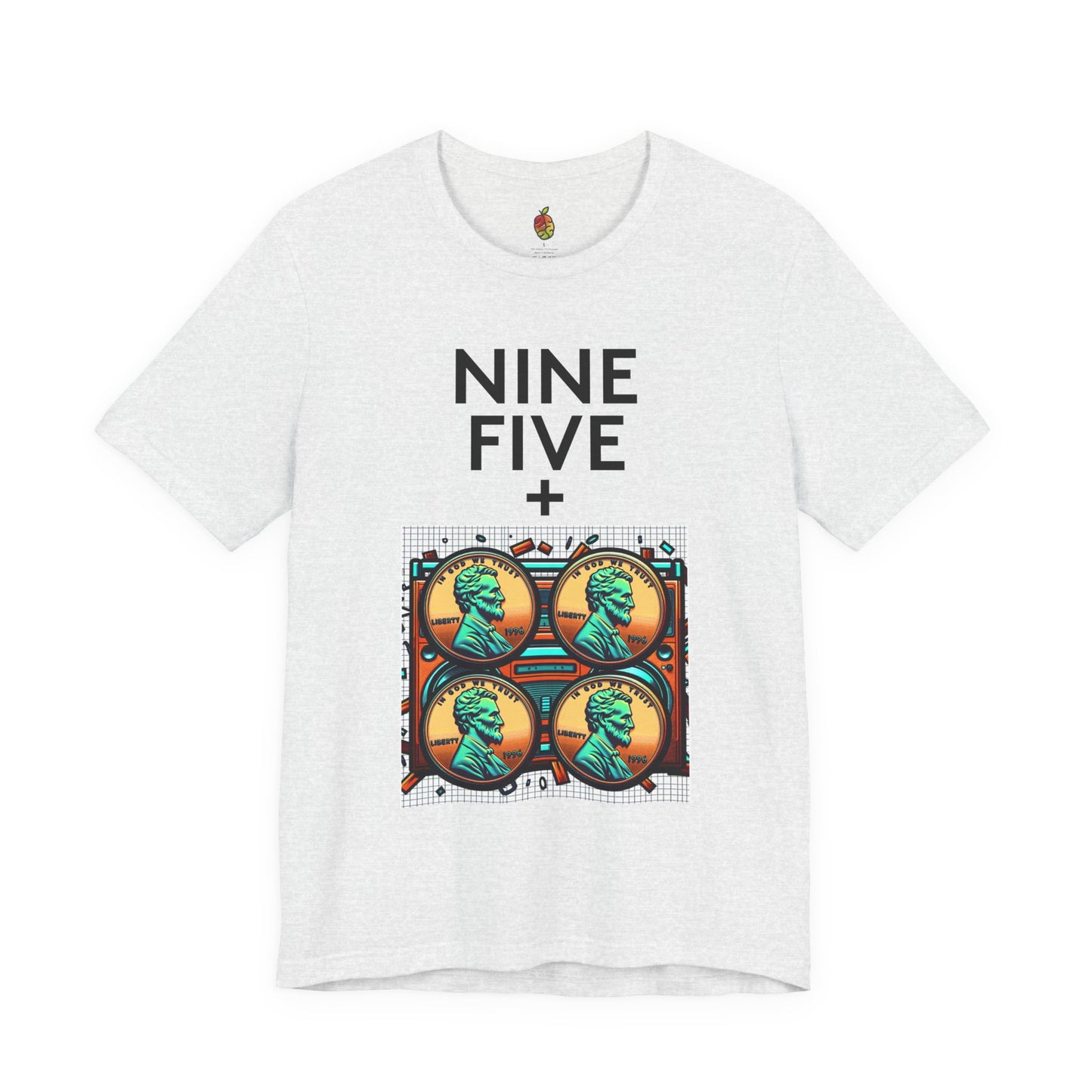 Nine Five Plus Four Pennies | Genius Mangoes Tee | Black Font